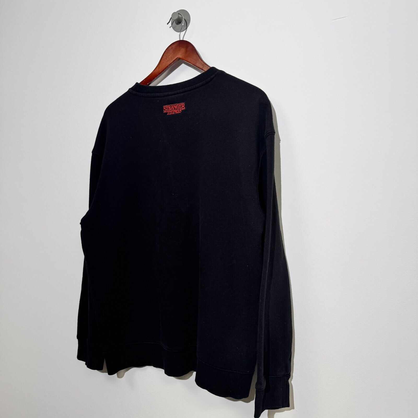 Vintage Vintage Unisex Black Cotton Crewneck Size M Stranger Size US M / EU 48-50 / 2 - 12 Thumbnail