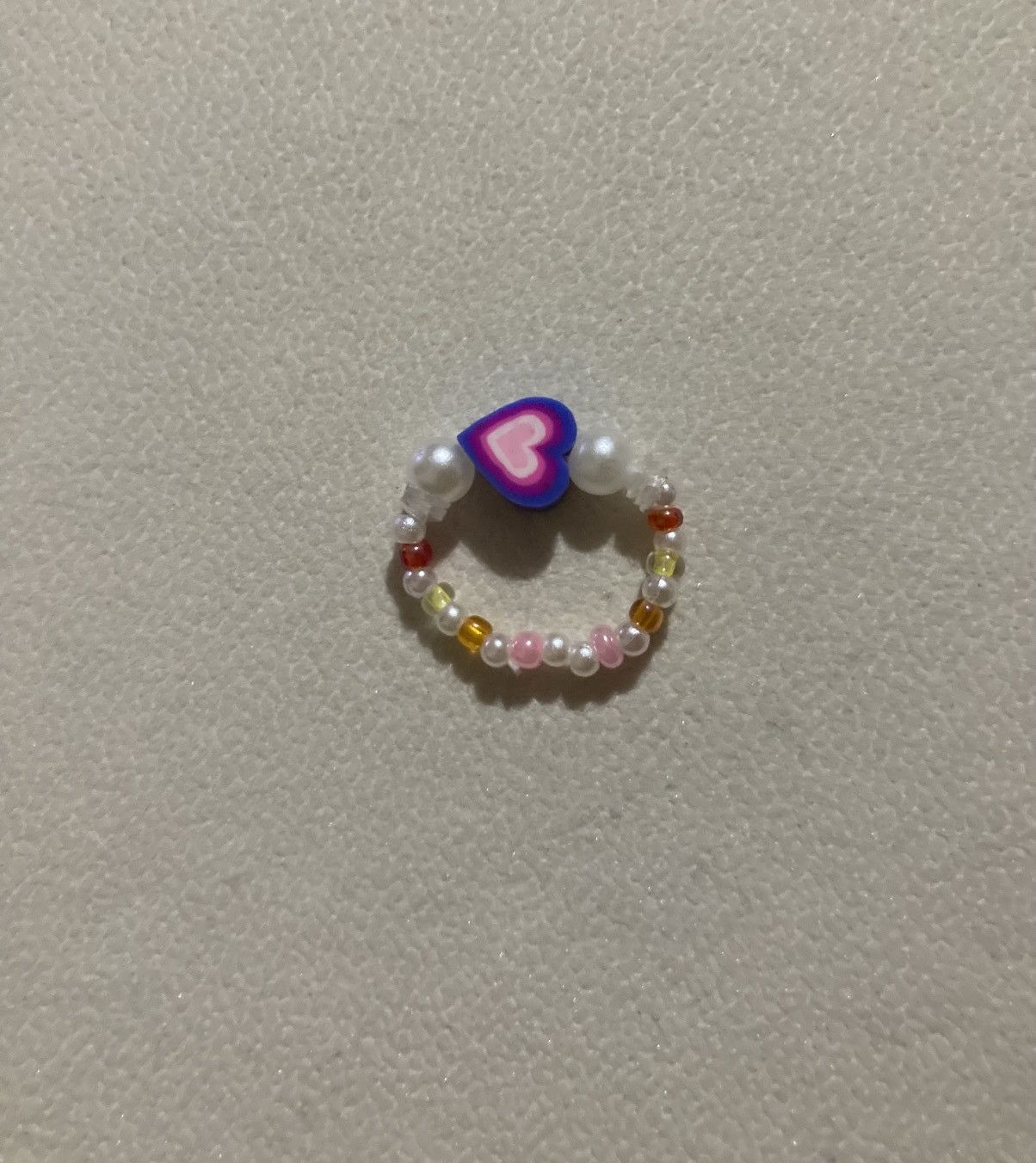 Other Pink and purple faux pearl ring Size ONE SIZE - 1 Preview