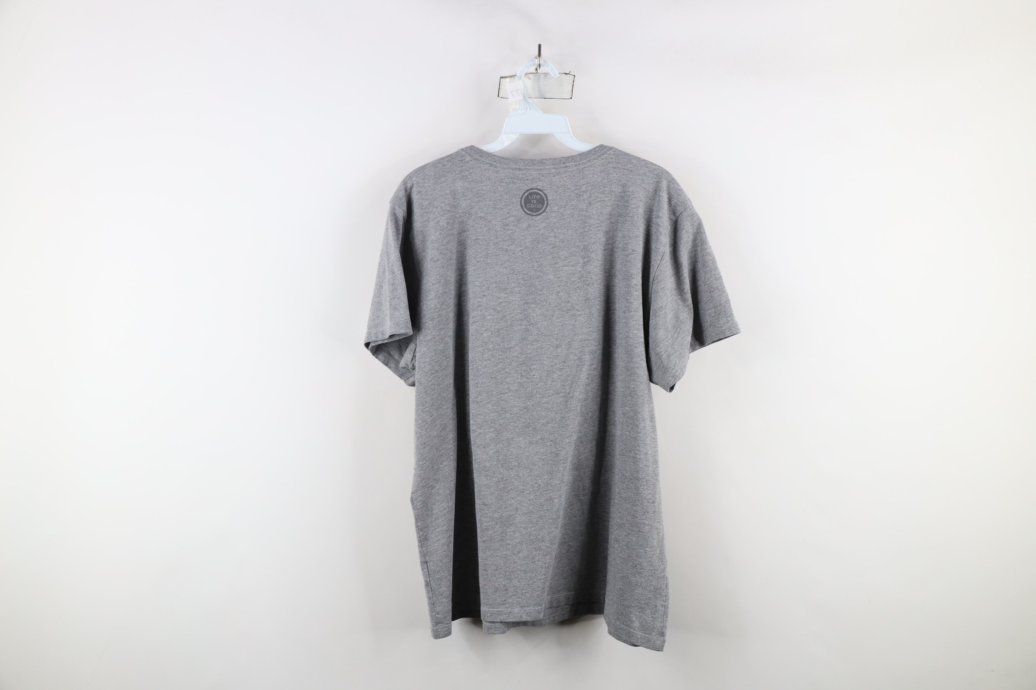 Life is Good × Vintage Life Is Good Spell Out Night Mountains Moon Crusher T-Shirt Size XL / US 12-14 / IT 48-50 - 12 Thumbnail
