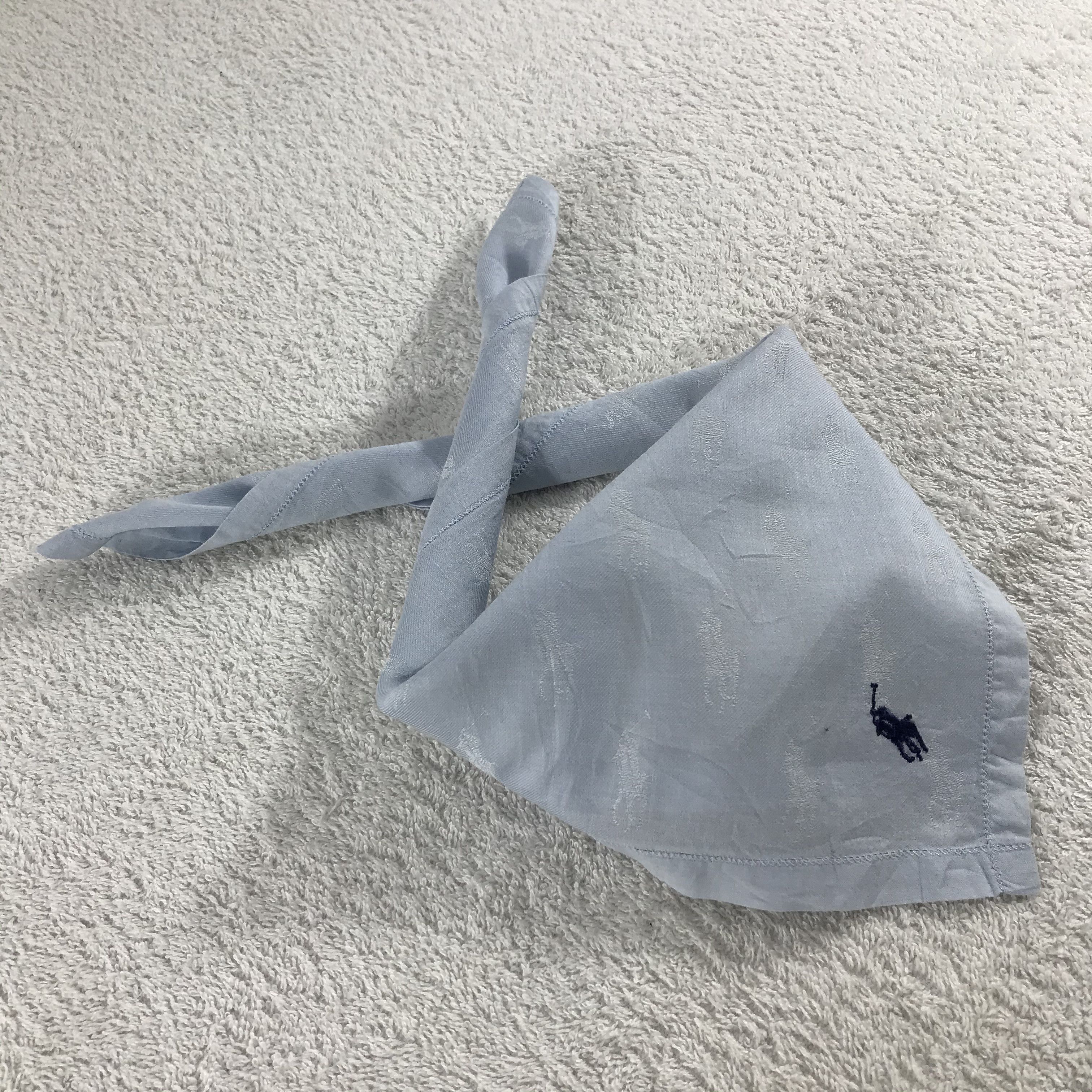 Polo Ralph Lauren × Vintage Polo Ralph Lauren Bandana / Handkerchief / Neckerchief -S140 Size ONE SIZE - 4 Thumbnail
