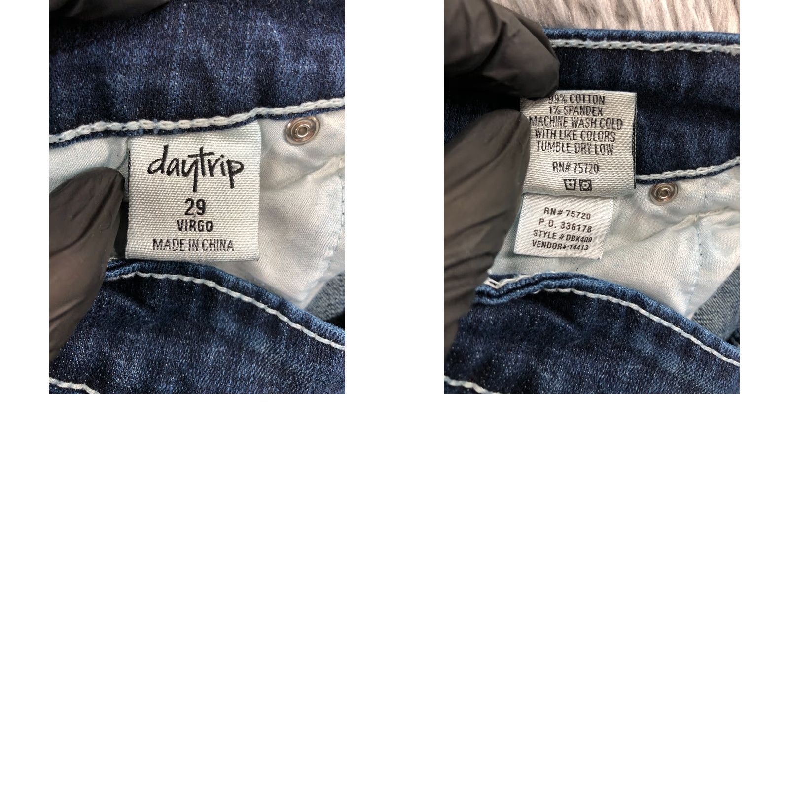 Vintage Daytrip Jeans Womens Size 28 Medium Wash Blue Size 28" / US 6 / IT 42 - 9 Thumbnail