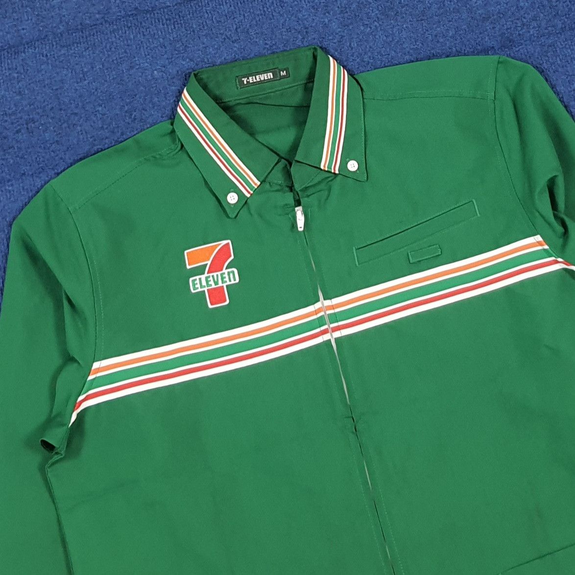 Japanese Brand Vintage 7 Eleven Japan Staff Uniform Work Jacket C299N53 Size US M / EU 48-50 / 2 - 4 Thumbnail