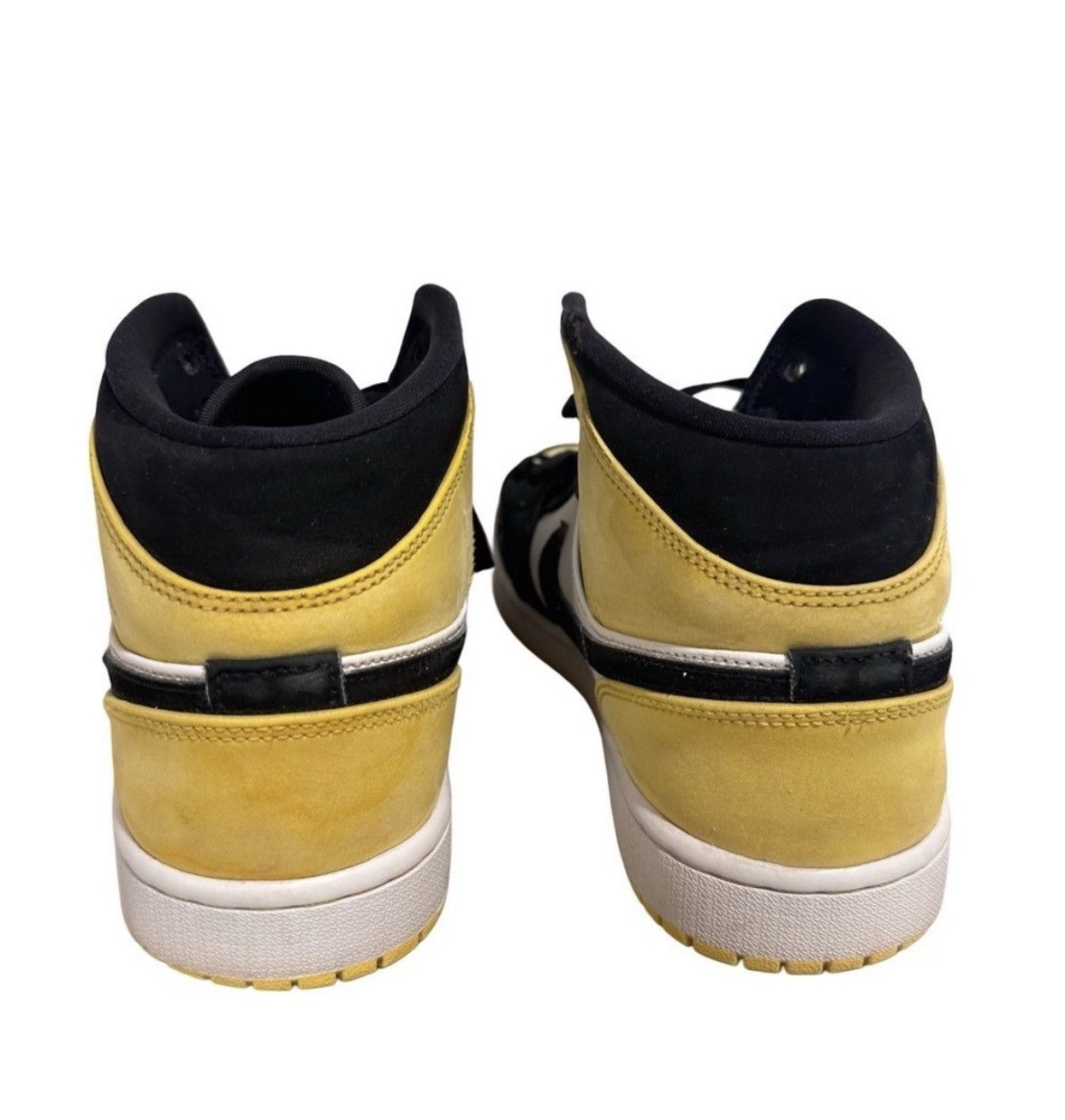 Jordan Brand Air Jordan 1 Mid SE "Yellow Toe" sneakers Suede Leather Size US 8.5 / EU 41-42 - 8 Thumbnail