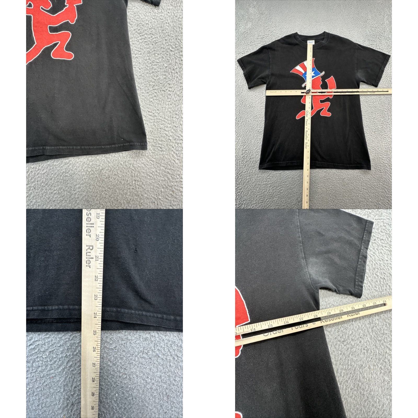Vintage VTG ICP For President 2004 Big Double Sided Graphic T-Shirt Size Medium Black Mens T-Shirt 2000s Band Music Logo Double-Sided Vintage Shift: None Size US M / EU 48-50 / 2 - 8 Thumbnail