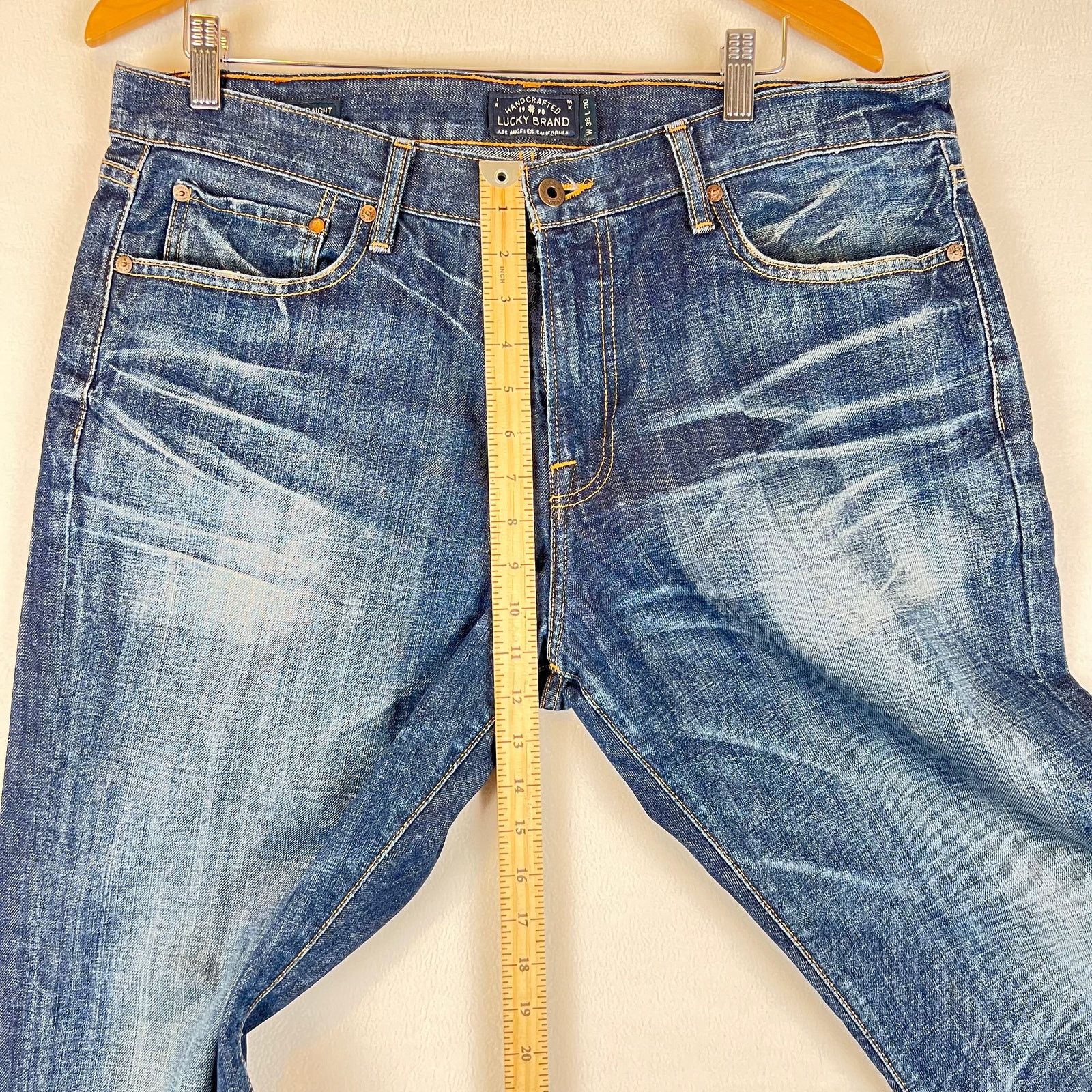 Lucky Brand Lucky Brand Jeans Mens 38x30 Blue 221 Straight Denim y2k Size US 38 / EU 54 - 8 Thumbnail