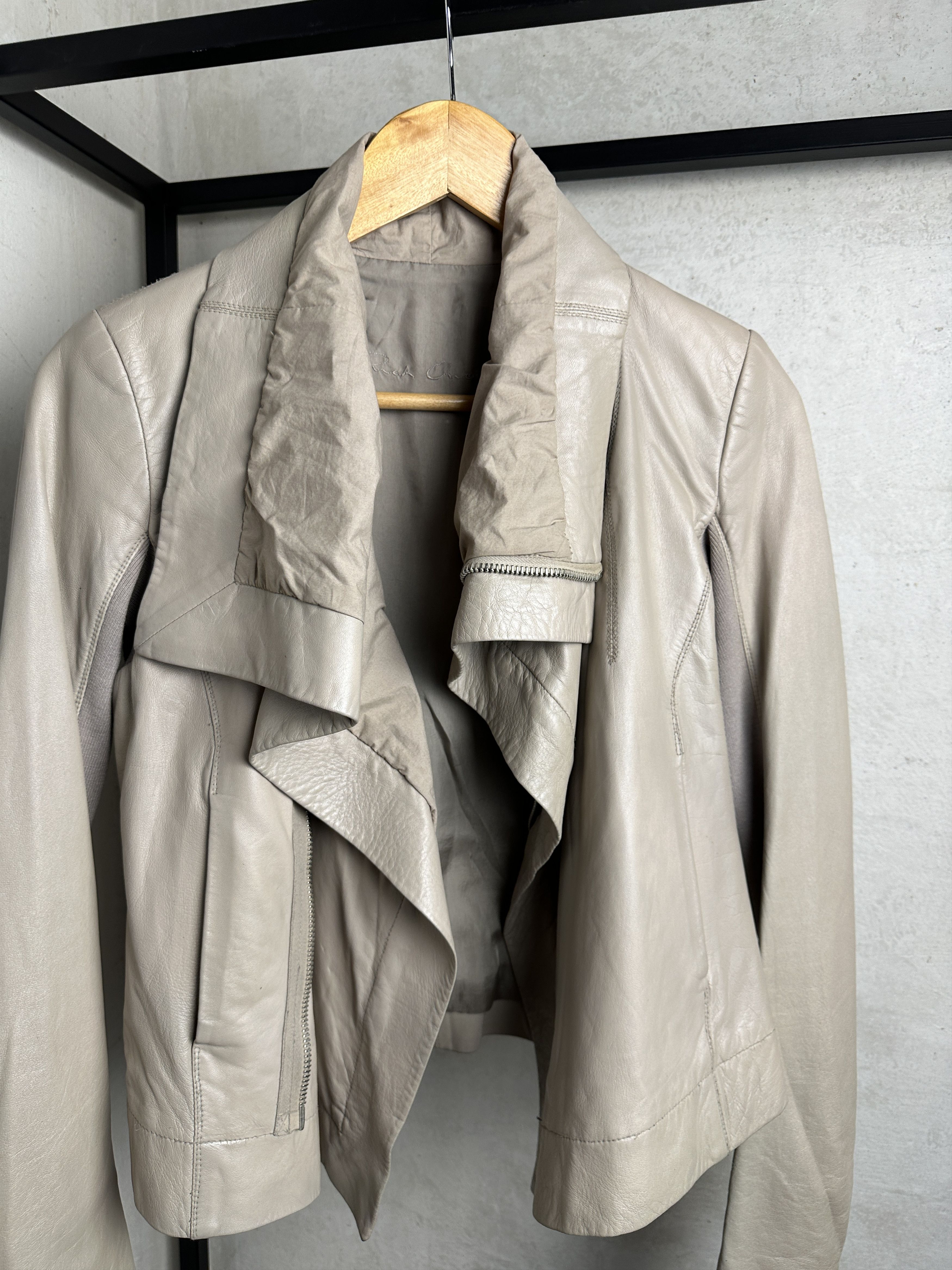 Rick Owens Rick Owens FW15 Sphinx Leather Jacket Size M / US 6-8 / IT 42-44 - 4 Thumbnail