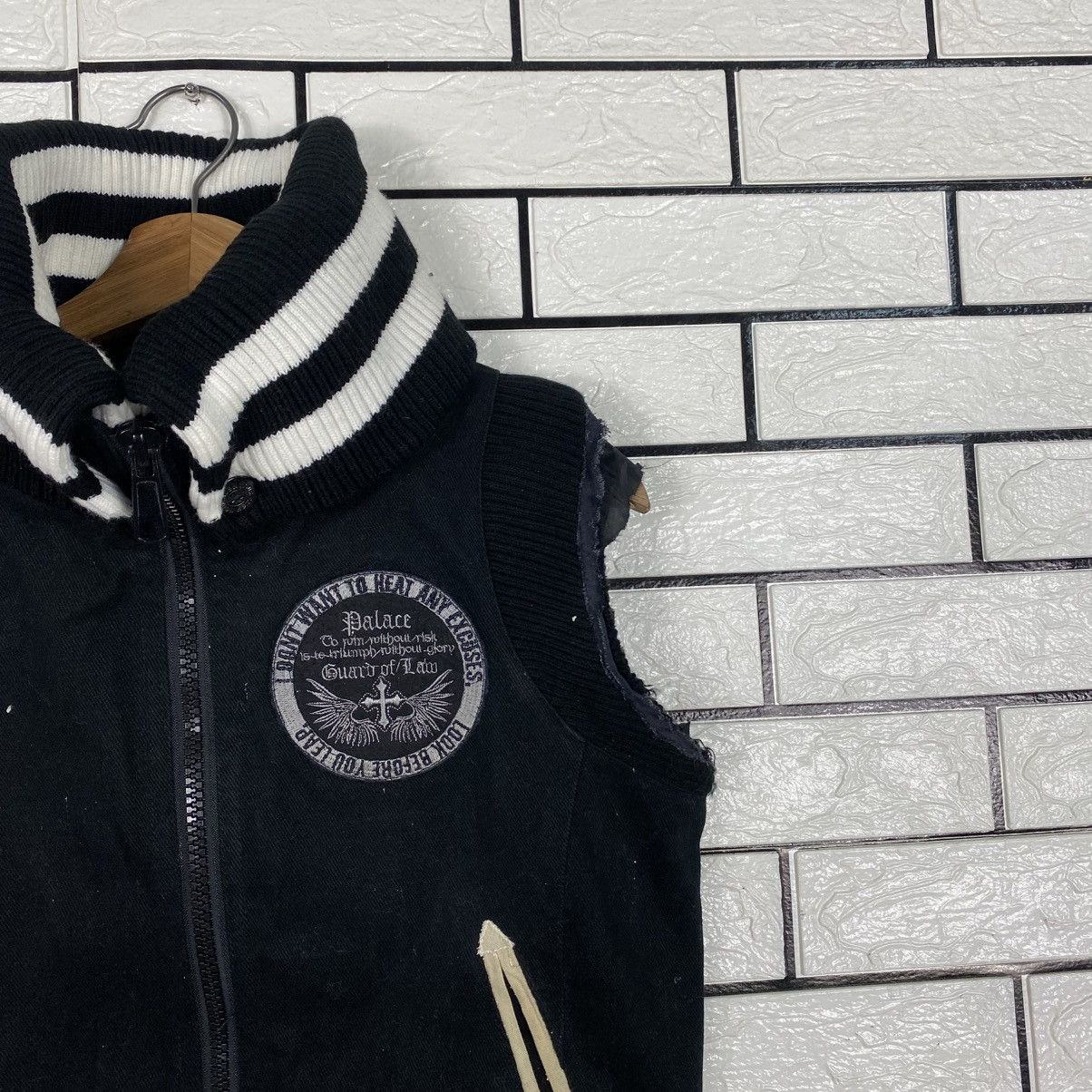 Japanese Brand 📌Vintage Wool Bomber Jacket Rush Hour Punk Design Size US M / EU 48-50 / 2 - 7 Thumbnail