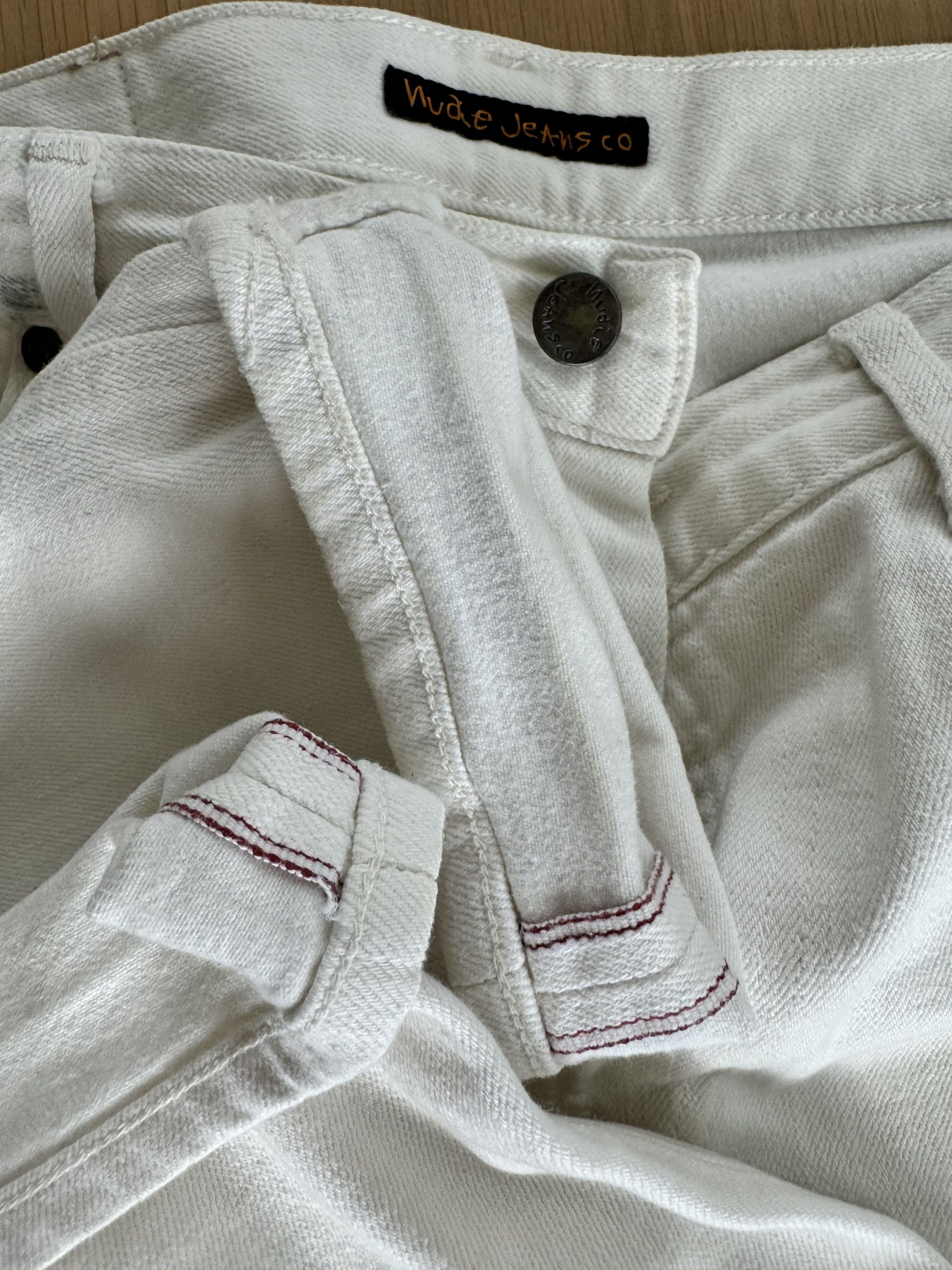 Nudie Jeans Nudie Jeans Brut Knut - Twill Ecru Selvage *RARE*🔥 Size US 28 / EU 44 - 4 Thumbnail