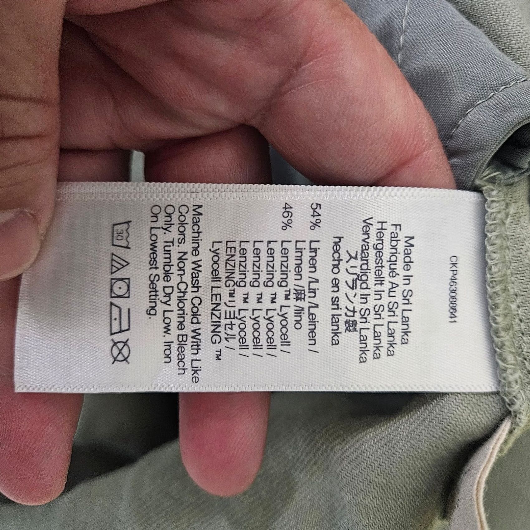 Madewell Madewell Skirt Mini Pull on Linen Lyocell Green S Small Size Regular Size 28" / US 6 / IT 42 - 6 Thumbnail