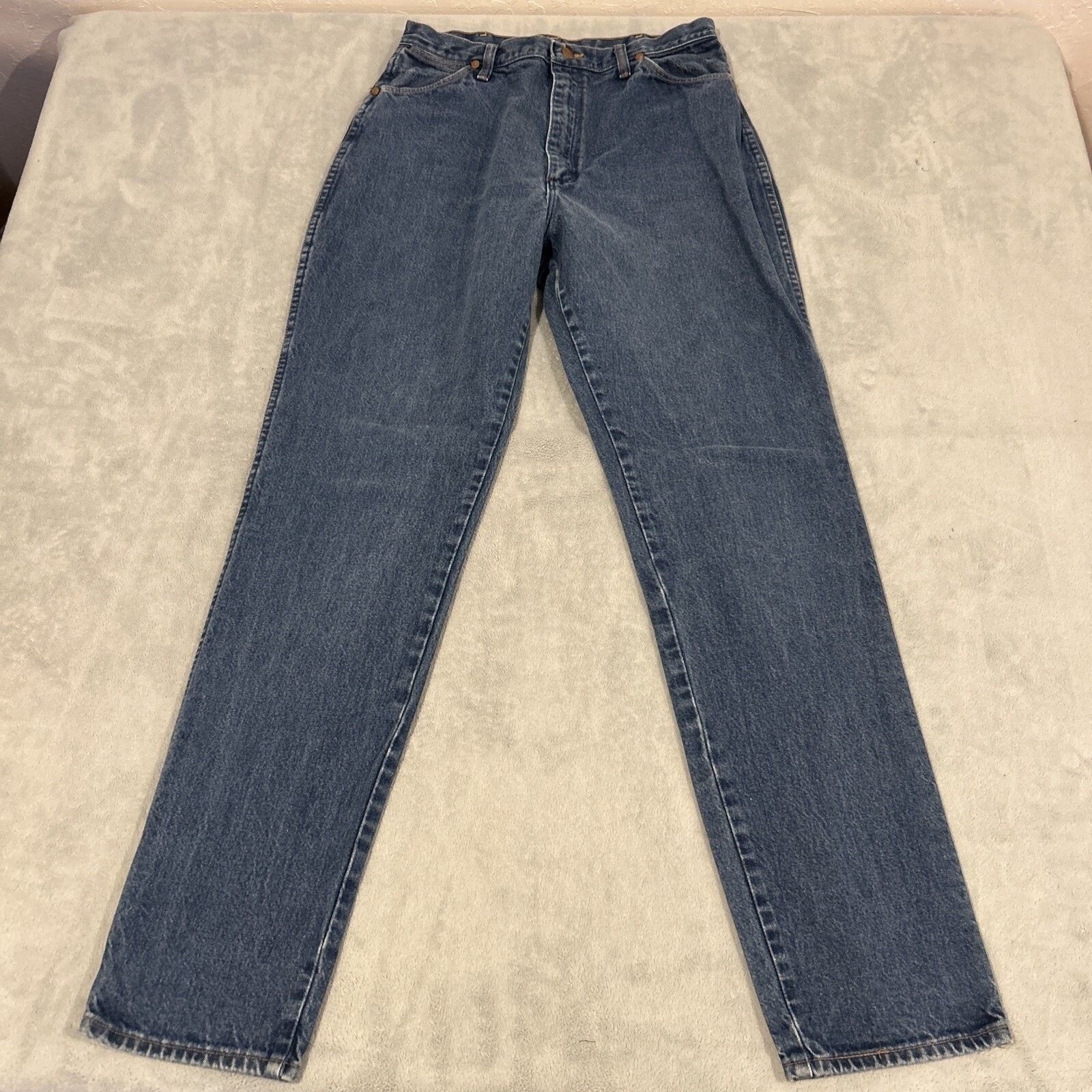 Wrangler Wrangler USA Made Straight Jeans Womens 13 31x34 12MWZG Size 31" - 4 Thumbnail