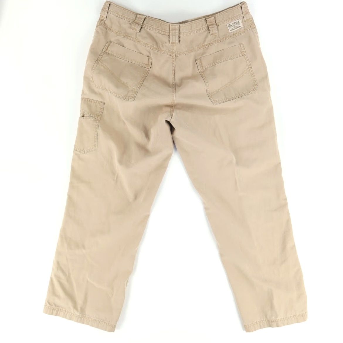 Vintage Columbia Omni-Shield Cotton Canvas Chino Pants Tan Men's 40 Size US 40 / EU 56 - 4 Thumbnail
