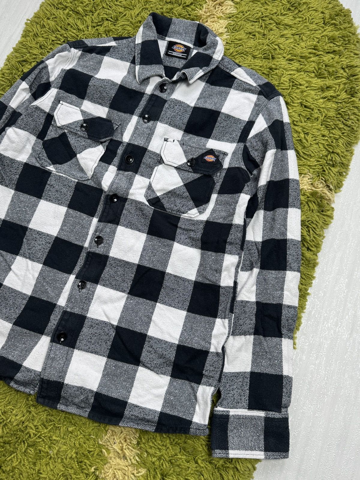 Vintage Dickies flannel overshirt shirt vintage Size US M / EU 48-50 / 2 - 2 Thumbnail
