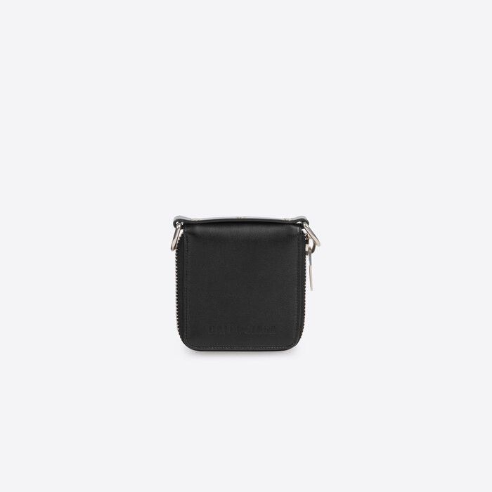 Balenciaga Bondage Zip Around Square Wallet Size ONE SIZE - 1 Thumbnail