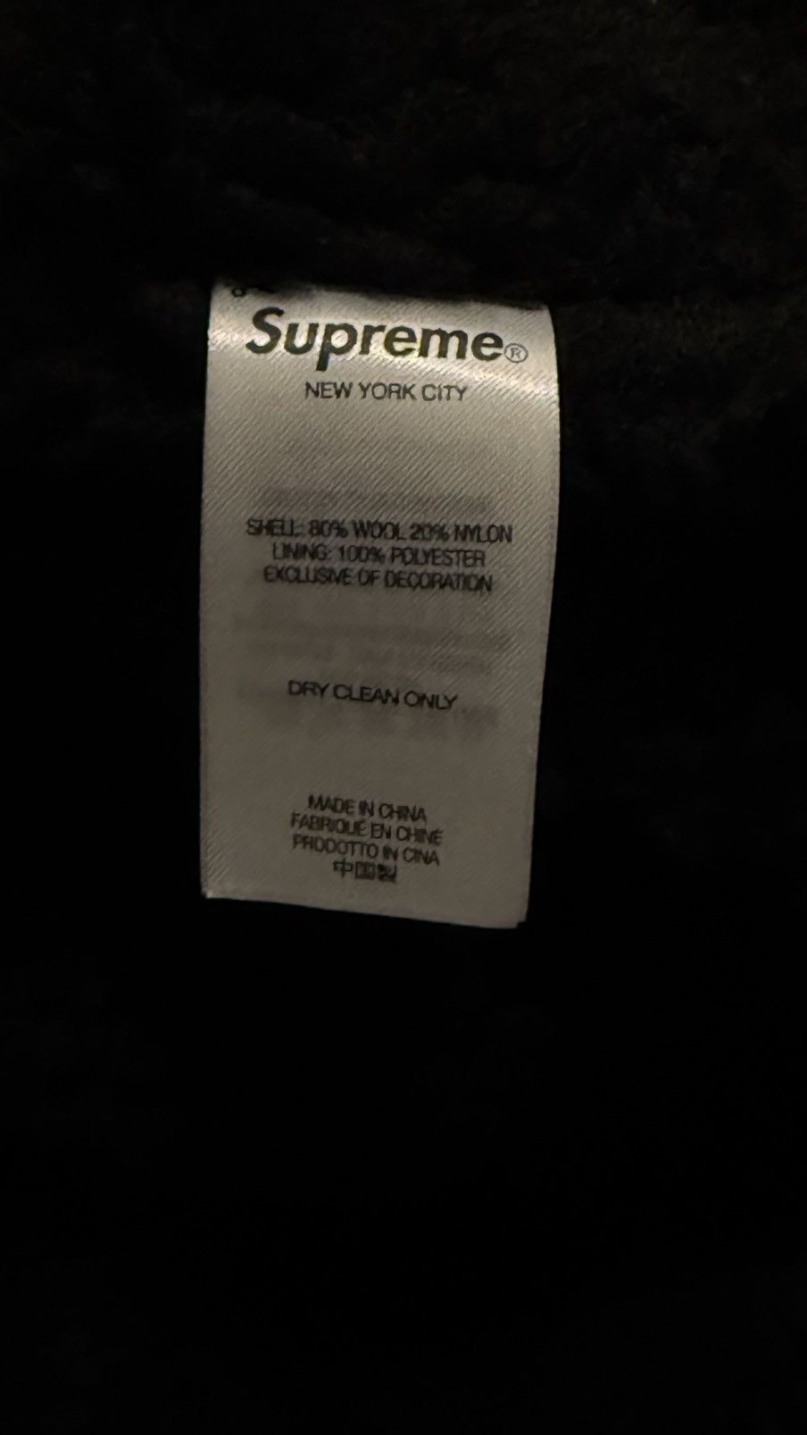 Supreme Supreme Faux Shearling Lined Zip Up Hooded Sweater Size US L / EU 52-54 / 3 - 6 Thumbnail