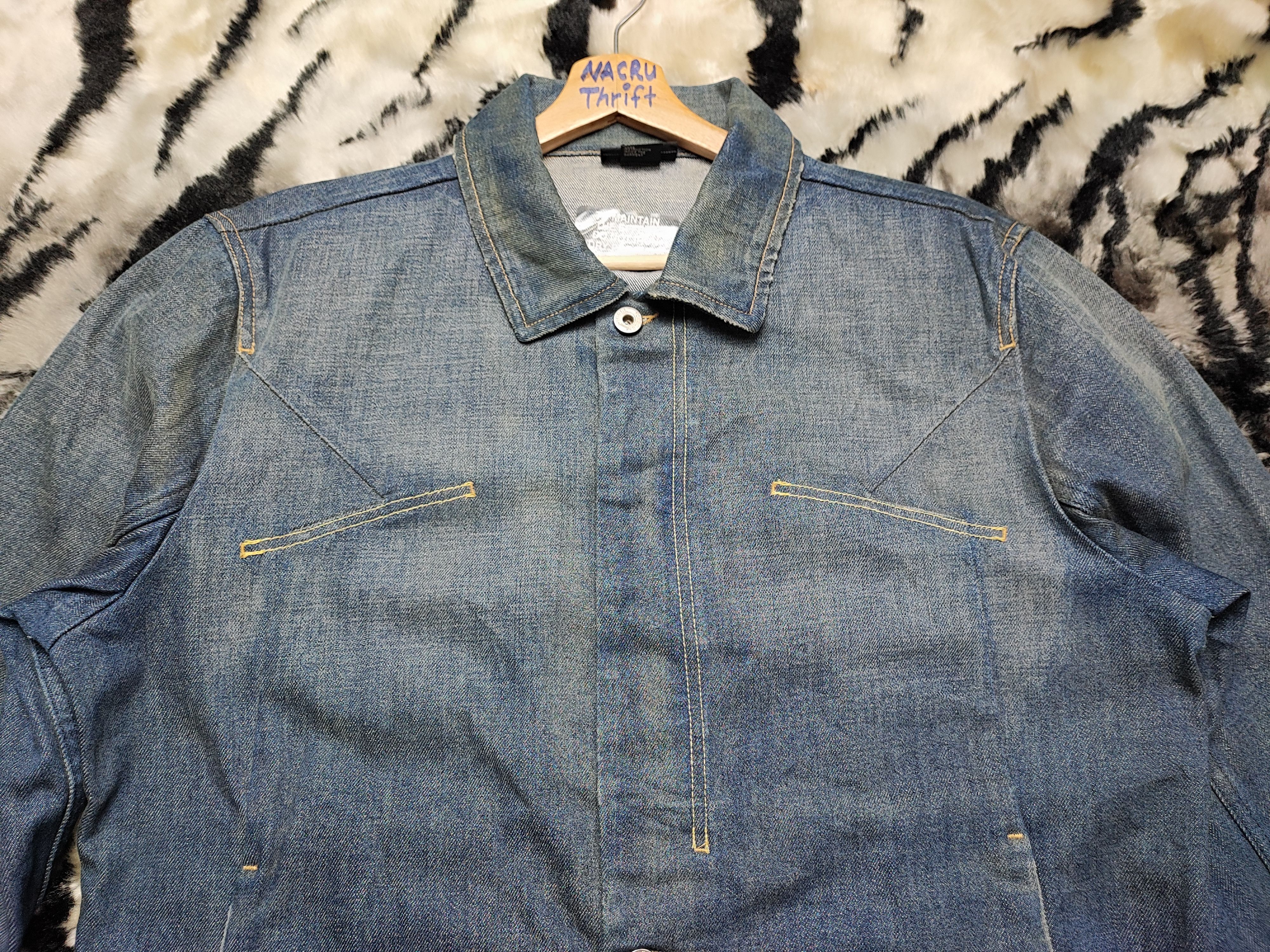 Diesel Vintage 90s Diesel Denim Jacket Button Trucker Jacket Medium Size US M / EU 48-50 / 2 - 7 Thumbnail