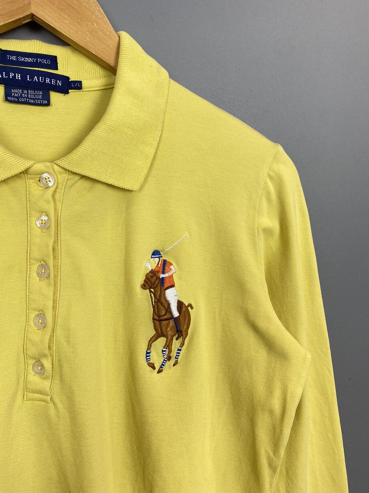 Ralph Lauren Polo Ralph Lauren The Skinny Polo Shirt Long Sleeve women Size L / US 10 / IT 46 - 3 Thumbnail