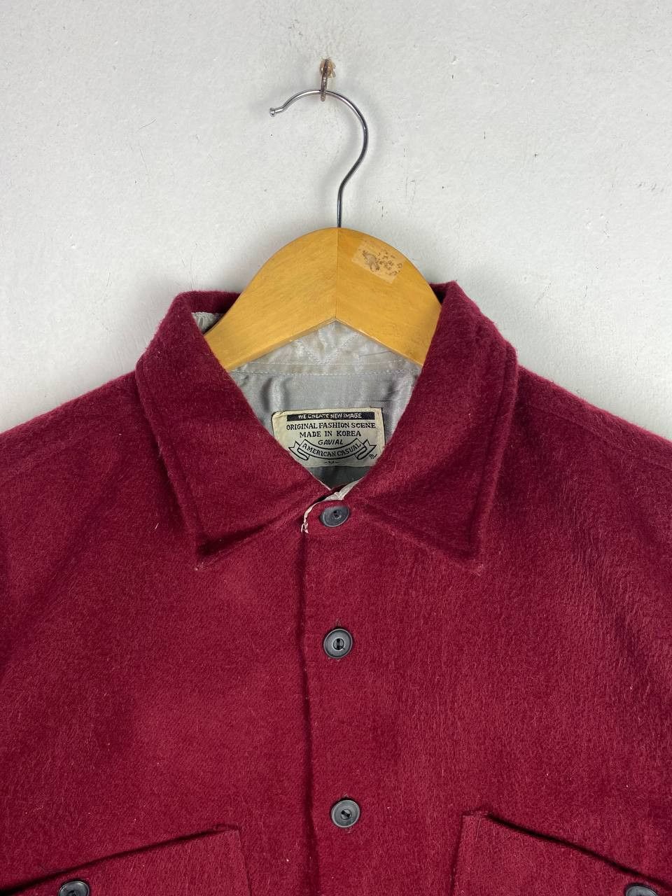 Japanese Brand vintage japanese brand wool shirt nice design Size US M / EU 48-50 / 2 - 2 Thumbnail