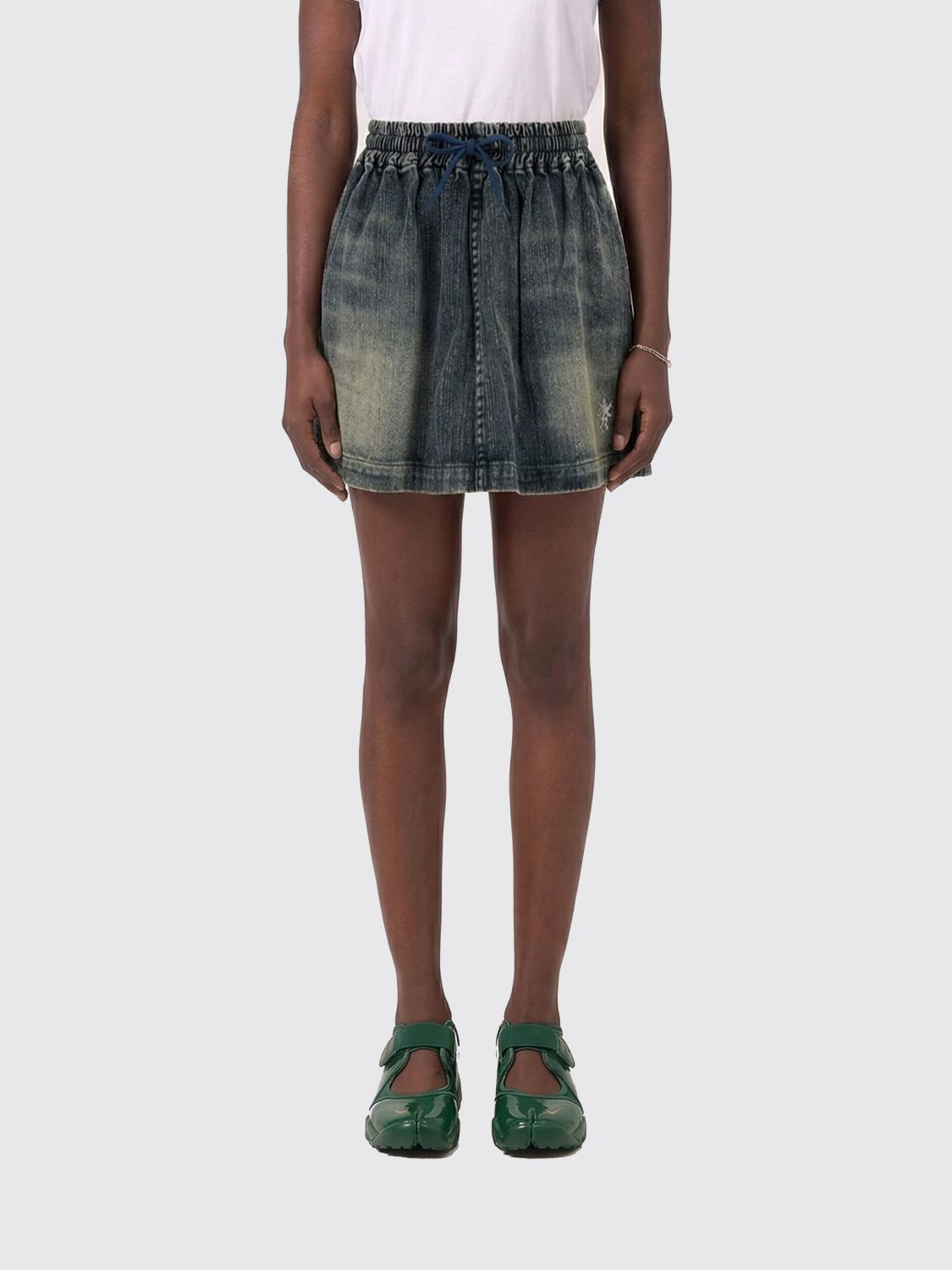 Balenciaga Balenciaga Skirt Woman Gnawed Blue Size 25" / US 0 / IT 36 - 1 Thumbnail