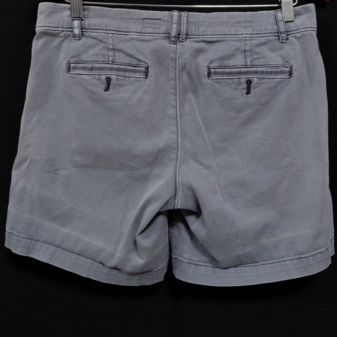 Vintage VINTAGE Pilcro and The Letterpress Gray Cotton Shorts Solid Woven Women Size 27 Size 27" / US 4 / IT 40 - 2 Thumbnail