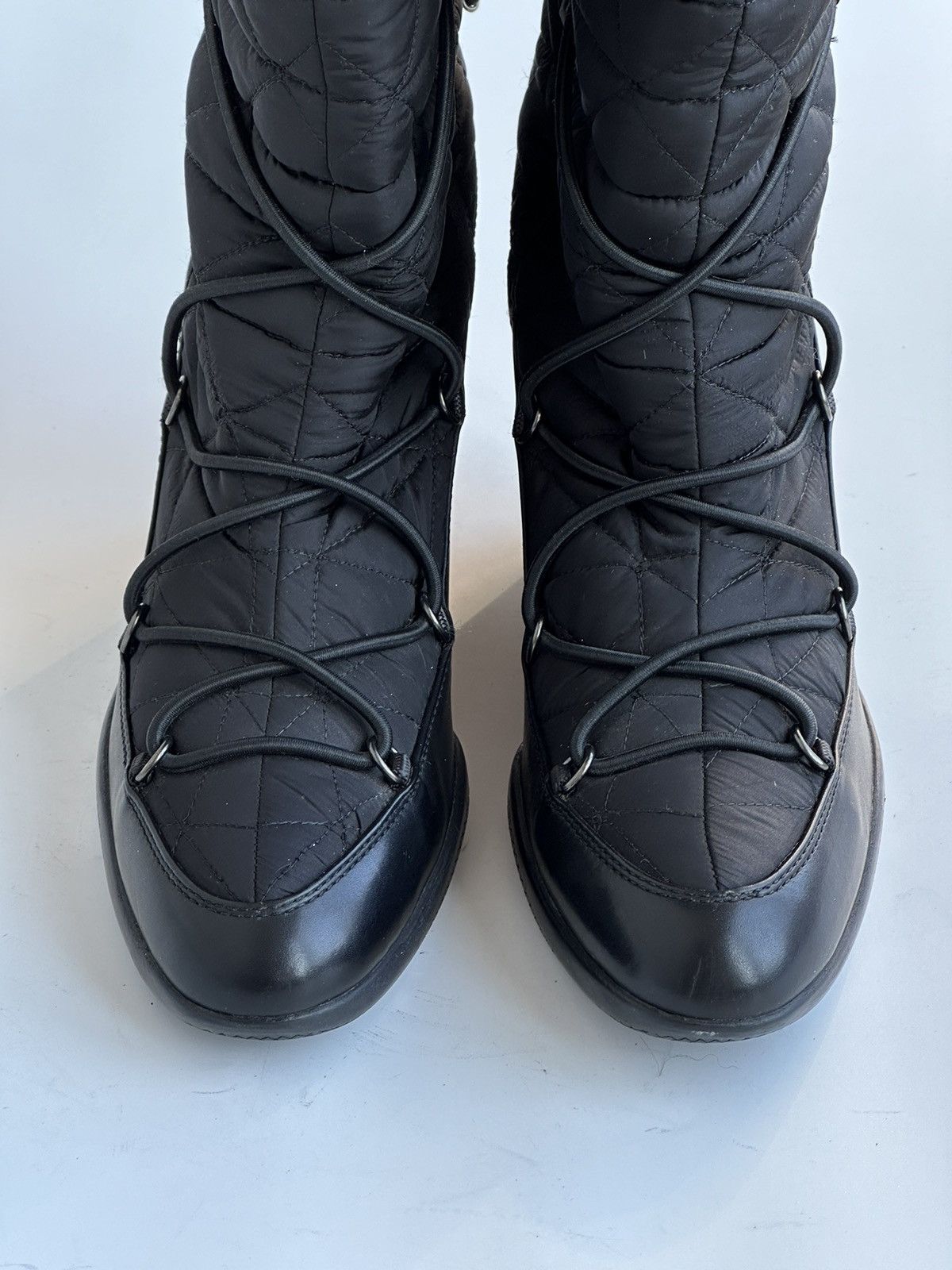 Prada *sz39.5* PRADA 2005 Fur Padded Logo Boots shoes vintage rap Size US 9.5 / IT 39.5 - 7 Thumbnail