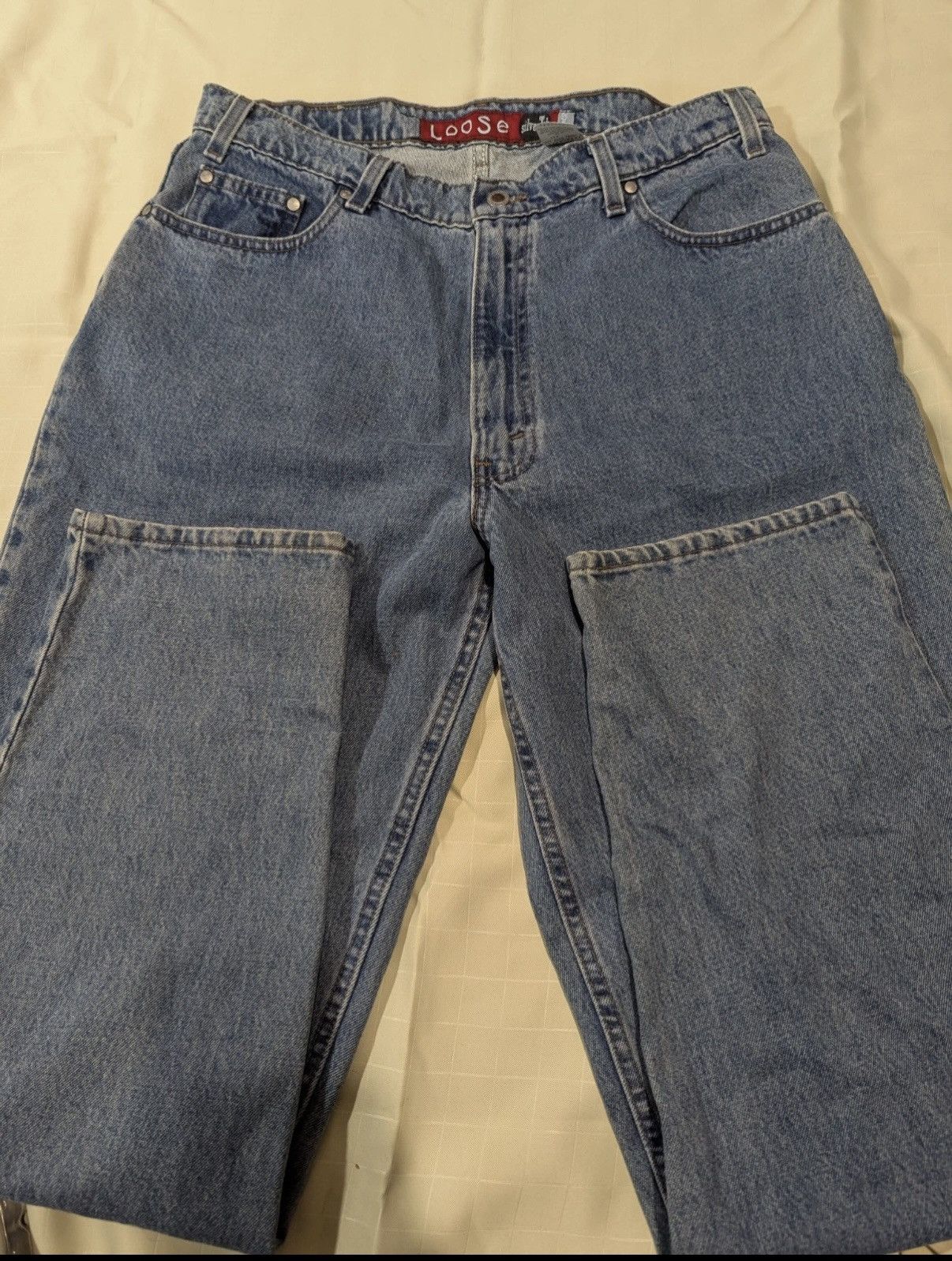 Levi's 1995 Levis SilverTab LOOSE Jeans Baggy 36x32 Made in USA 90s Size US 36 / EU 52 - 3 Thumbnail