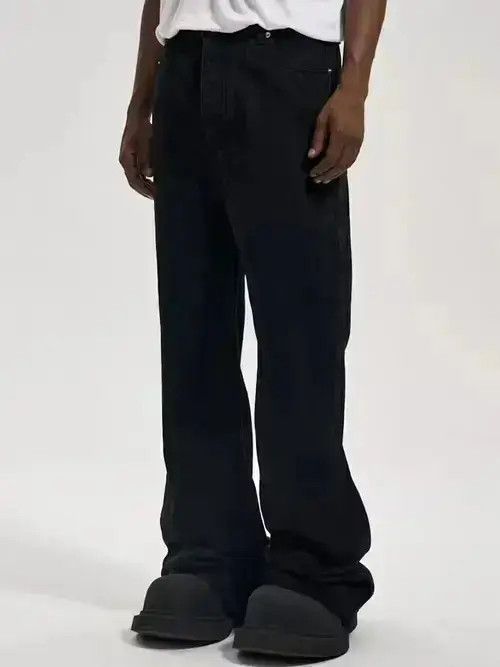 Japanese Brand × Jean Black yuppie cleanfit flared jeans Size US 32 / EU 48 - 3 Thumbnail