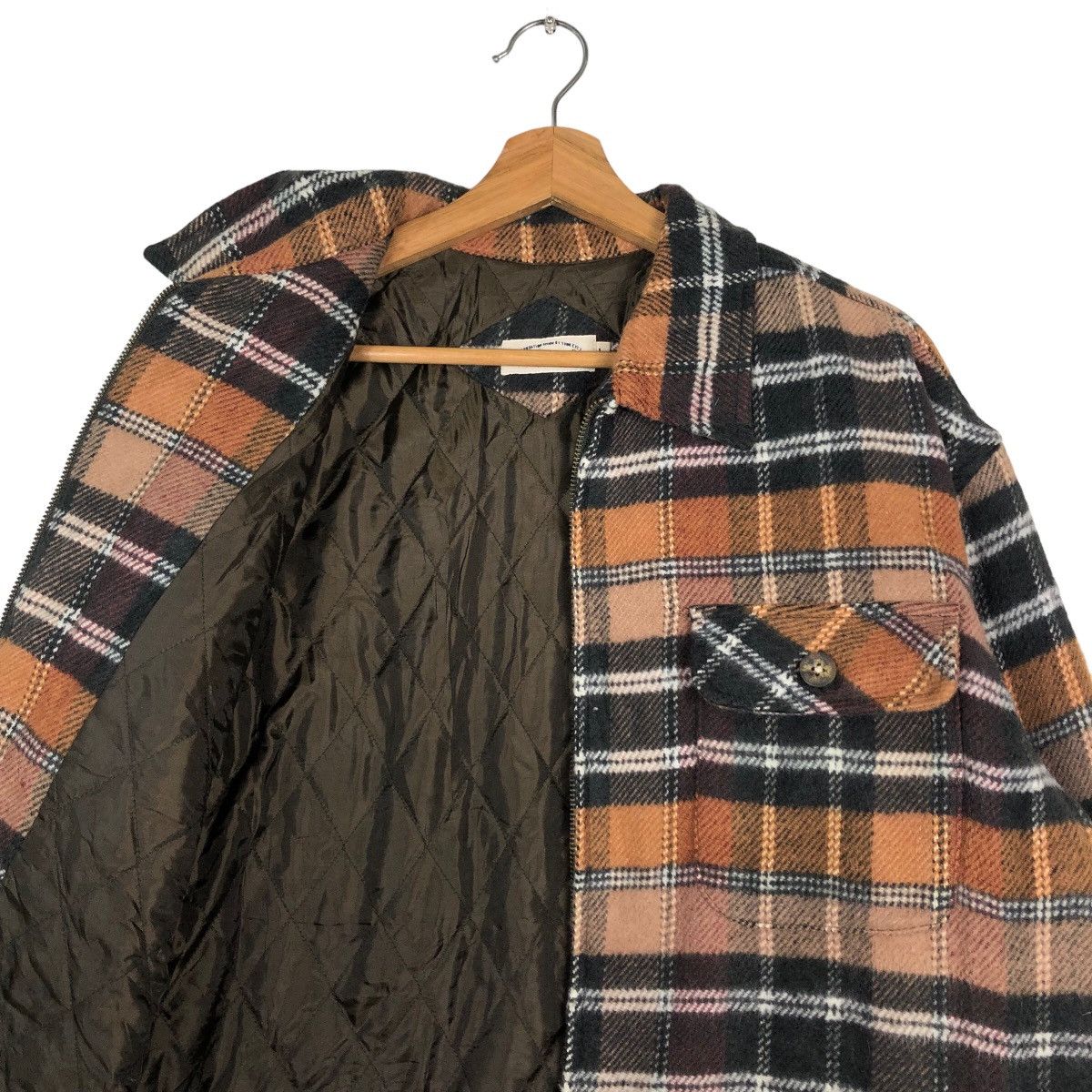 Japanese Brand Tartan Design Flannel Wool Jacket Possibility Issey Miyake Size US M / EU 48-50 / 2 - 12 Thumbnail
