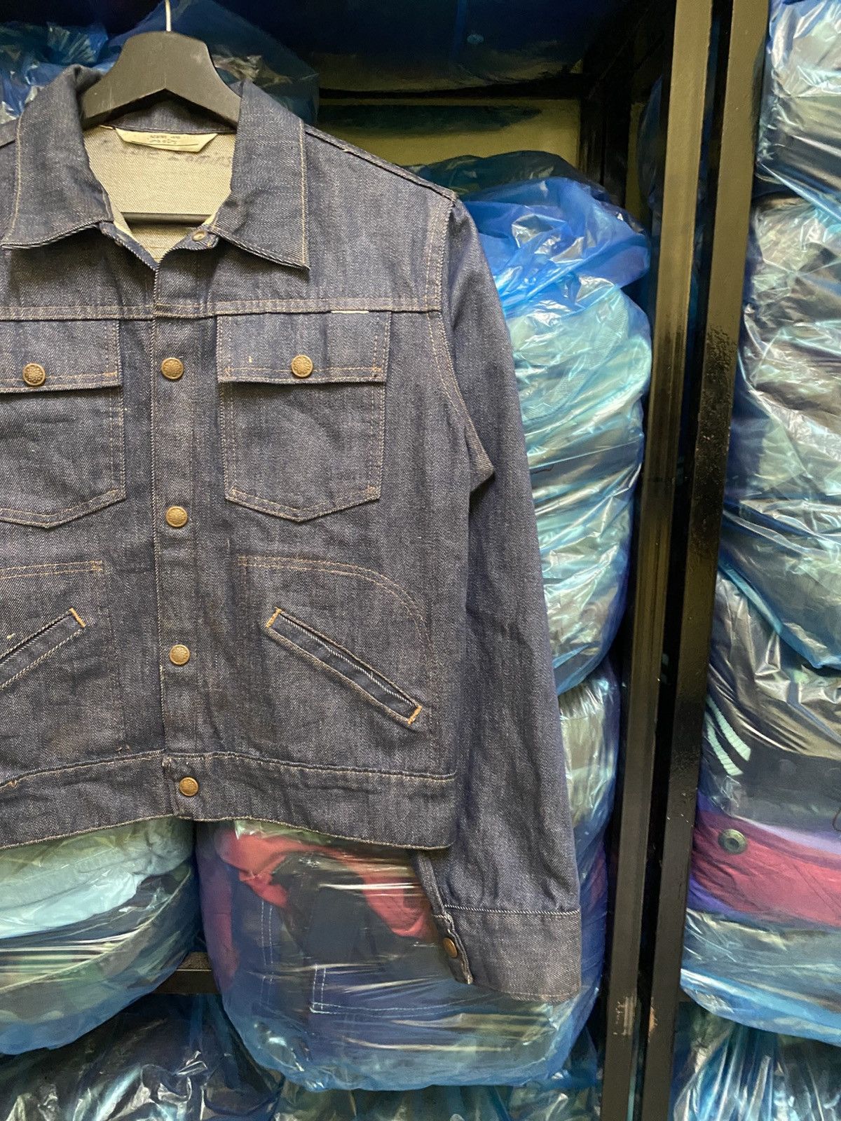 Vintage Vintage Selvedge Denim Jacket – Unbranded, 1970s Style Size US XS / EU 42 / 0 - 4 Thumbnail