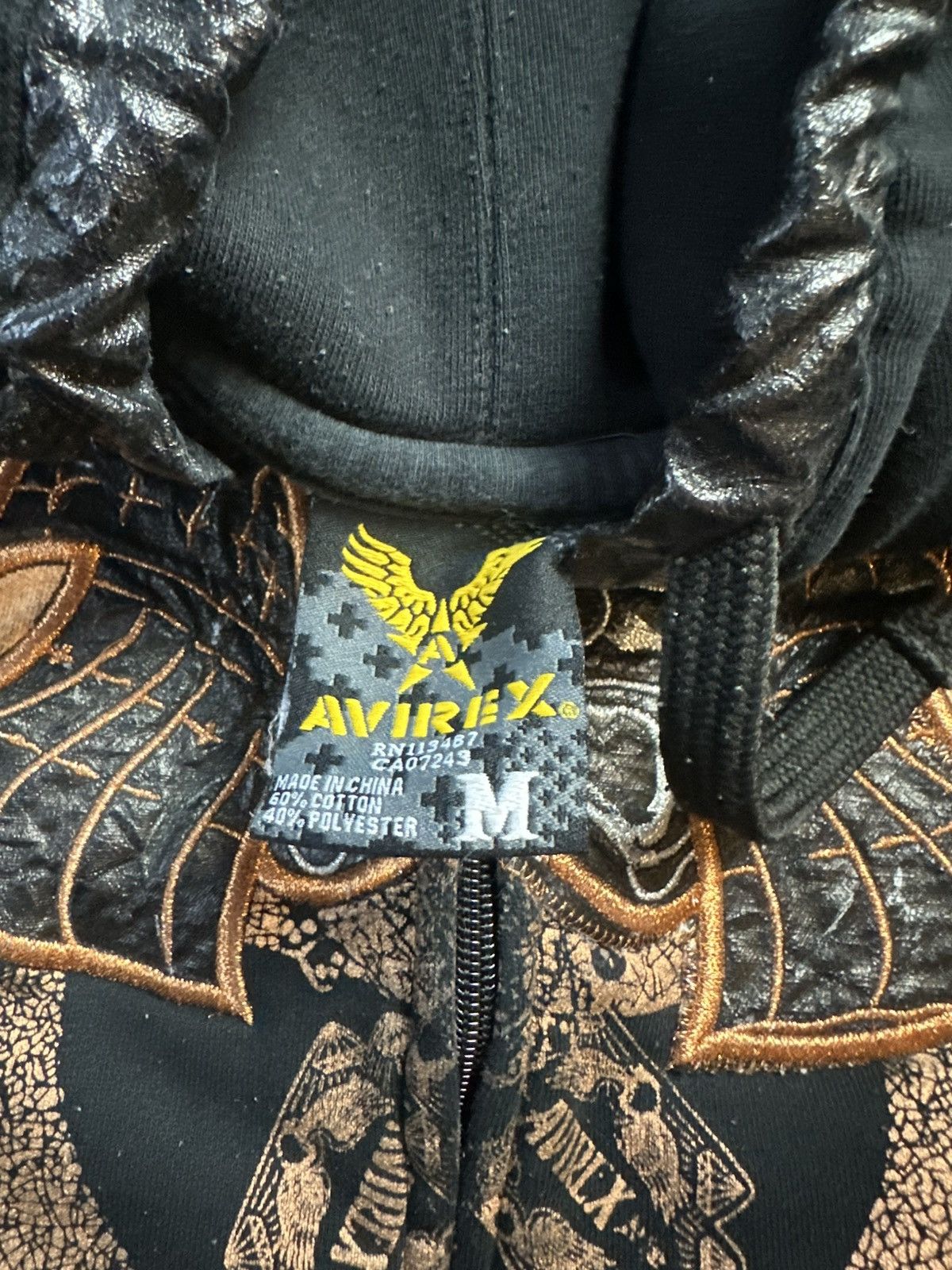 Avirex Vintage Avirex Samurai Zip-up Hoodie Medium Size US M / EU 48-50 / 2 - 3 Thumbnail