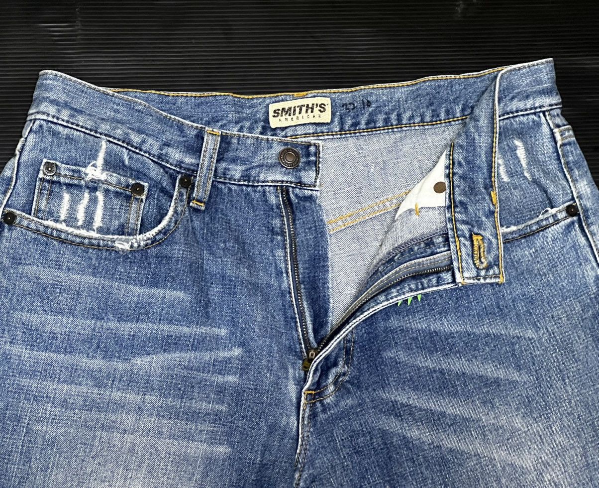 Smith's American × Vintage 🔥HOT DROPS🔥Japanese Brand Smith American Patch Work Denim Size US 32 / EU 48 - 2 Thumbnail