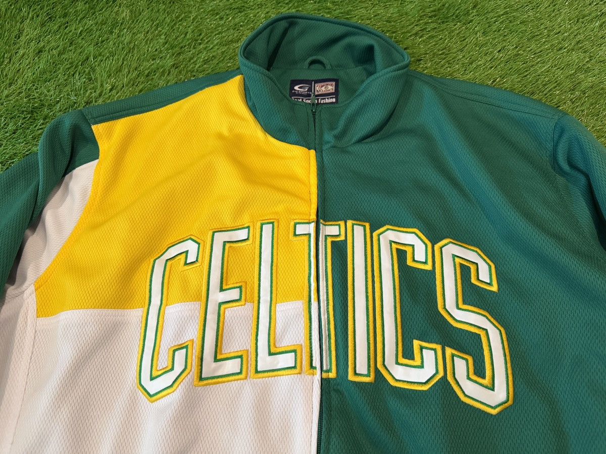 G-III Boston Celtics Hardwood Classics Vintage NBA Zip Up Jacket Size US XXL / EU 58 / 5 - 2 Thumbnail