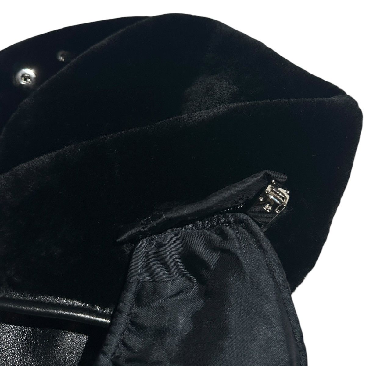 (B).Stroy × Givenchy RARE leather fur trim helmut trapper hat Size ONE SIZE - 7 Thumbnail