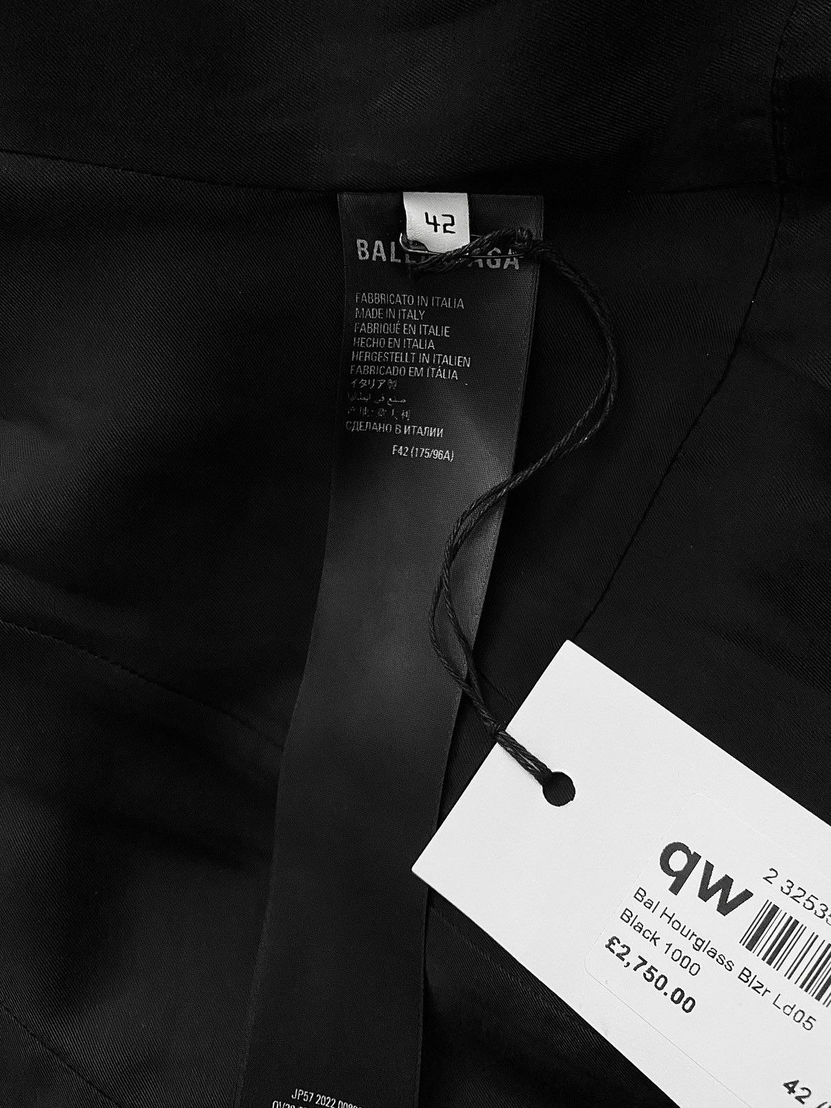 Runway Balenciaga Hourglass Jacket