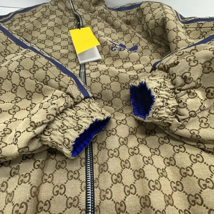 Gucci Gucci x Adidas Logo Print Zip Jacket-2507 Size S / US 4 / IT 40 - 5 Thumbnail