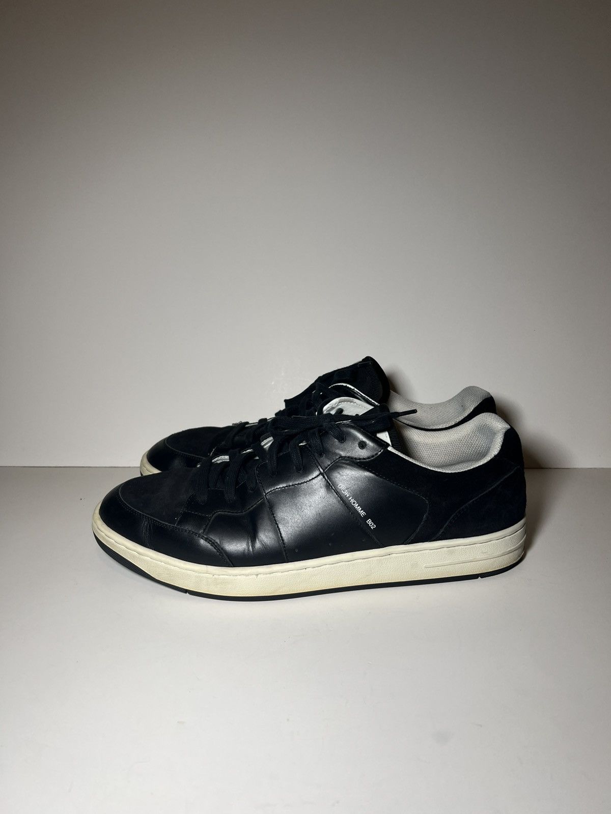Dior Dior Homme B02 designer shoes sneaker head black/white bee Size US 13 / EU 46 - 4 Thumbnail