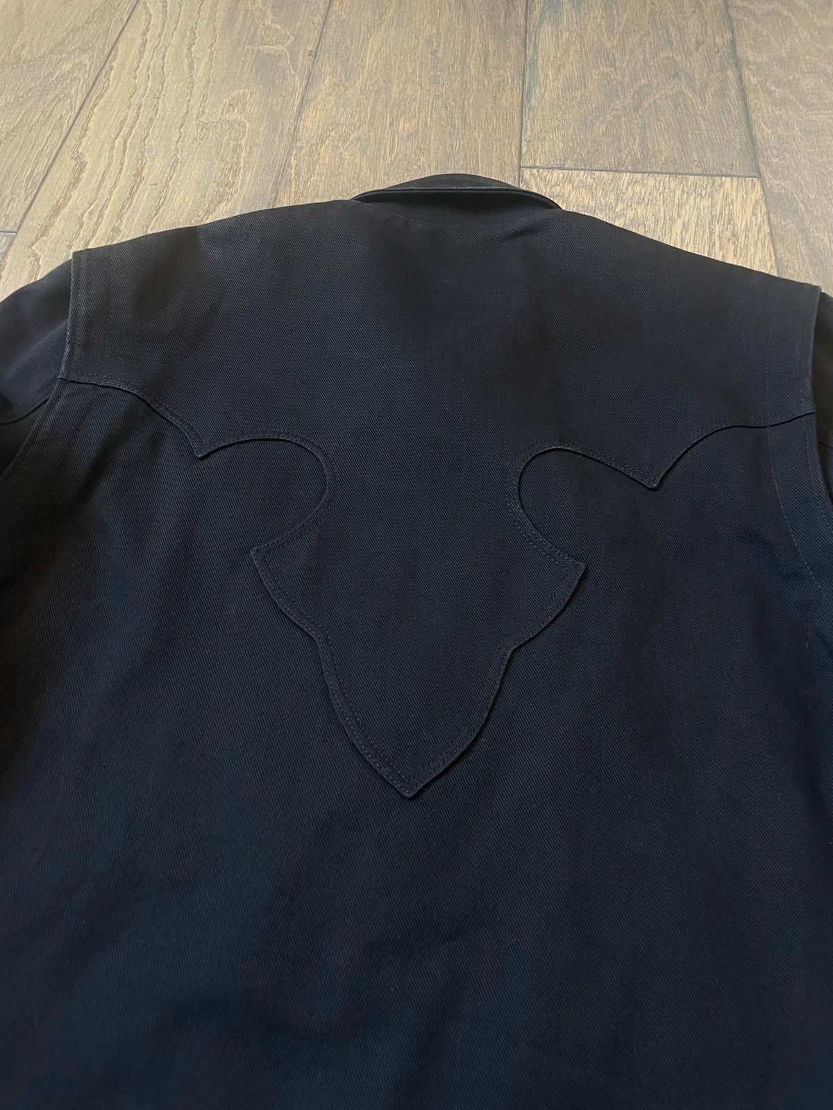 Chrome Hearts Chrome Hearts Cross Patched Western Denim Jacket Size US XL / EU 56 / 4 - 10 Thumbnail