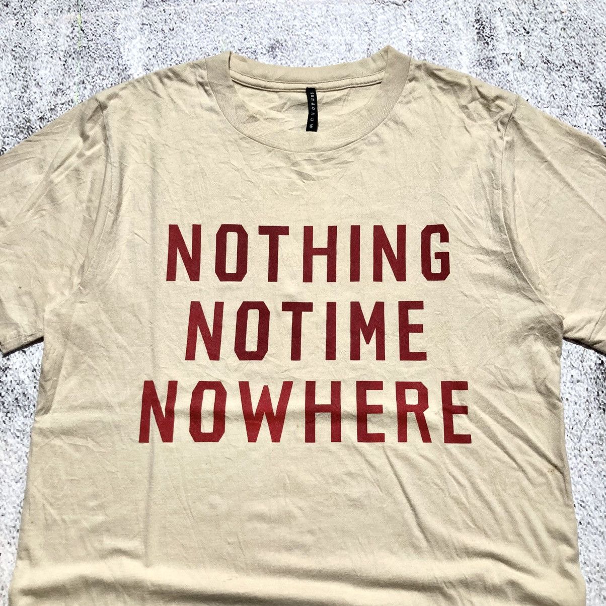 Sunao Kuwahara Sunao Kuwahara by Issey Miyake “Tripple N Word” T-shirt Size L / US 10 / IT 46 - 2 Thumbnail