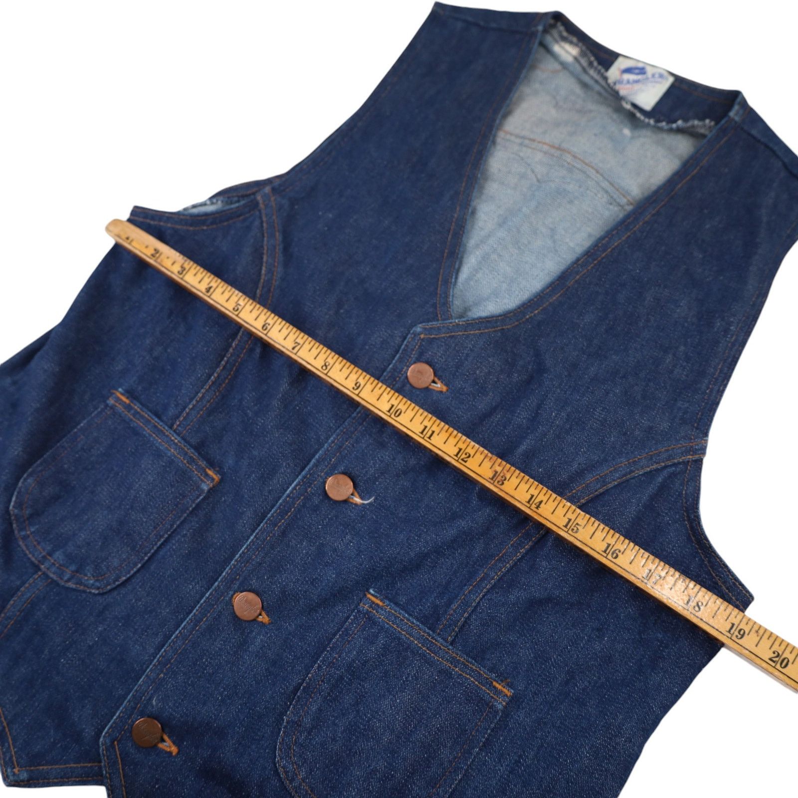 Vintage × Wrangler Vintage Wrangler Honda Motorcycle Patches Denim Vest Size US M / EU 48-50 / 2 - 7 Thumbnail