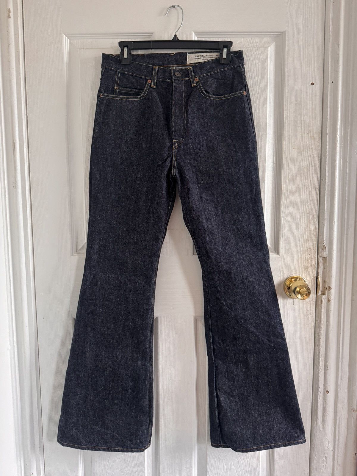Kapital 14oz denim 5p flare pants