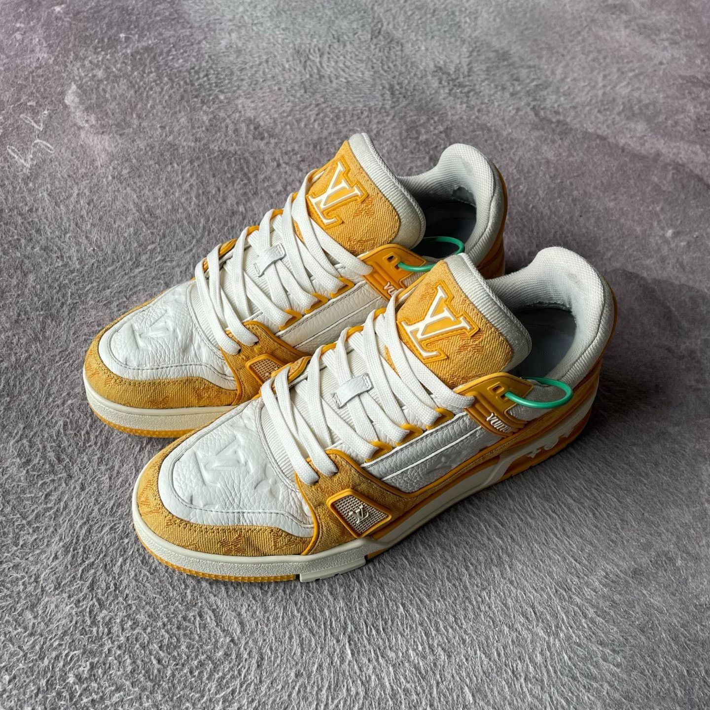 Louis Vuitton Louis Vuitton Training Denim Yellow Lowtop Sneakers 41 Men Size US 8.5 / EU 41-42 - 1 Thumbnail