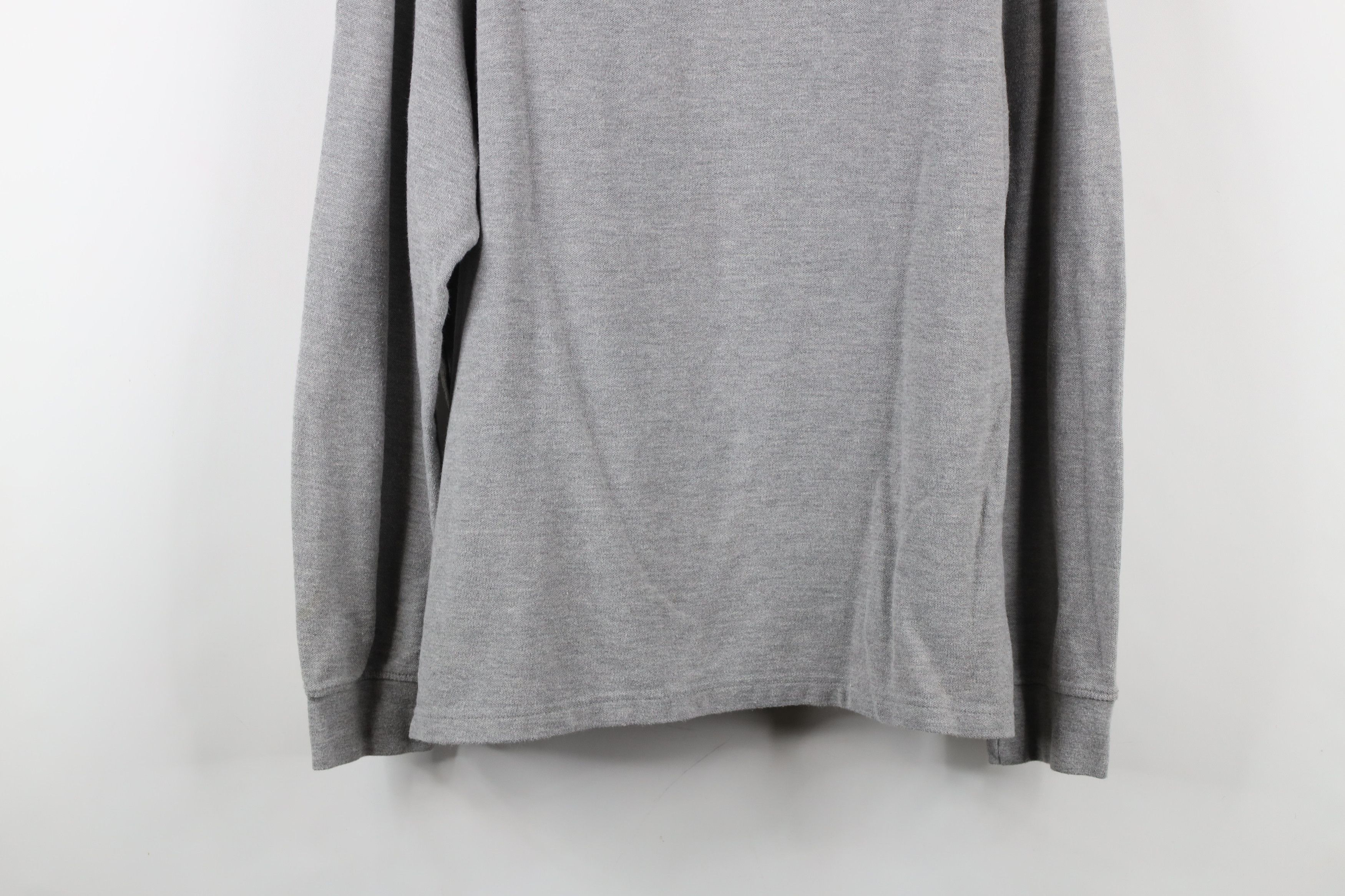 Vintage Vintage Y2K Streetwear Long Sleeve Rugby Polo Shirt Gray Size US L / EU 52-54 / 3 - 13 Thumbnail
