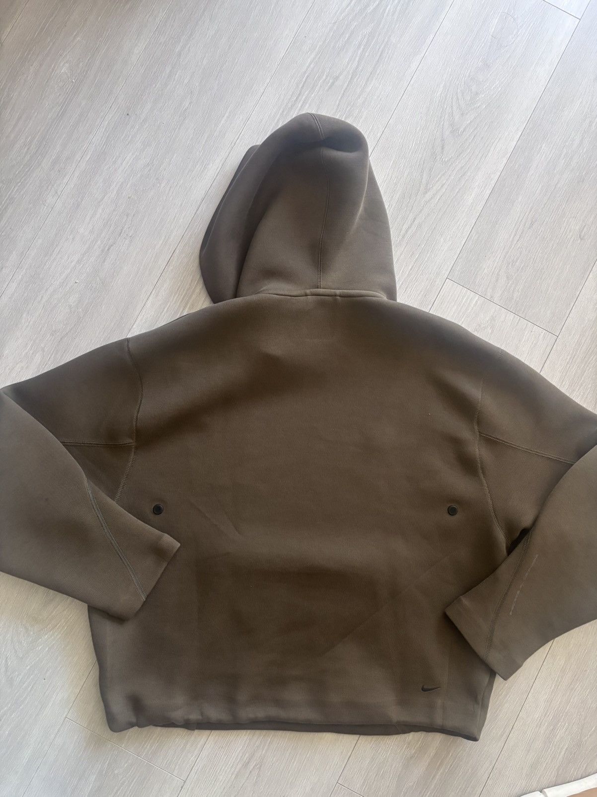 Nike Nike Tech Heavyweight Oversized Cropped Hoodie Size US S / EU 44-46 / 1 - 16 Thumbnail