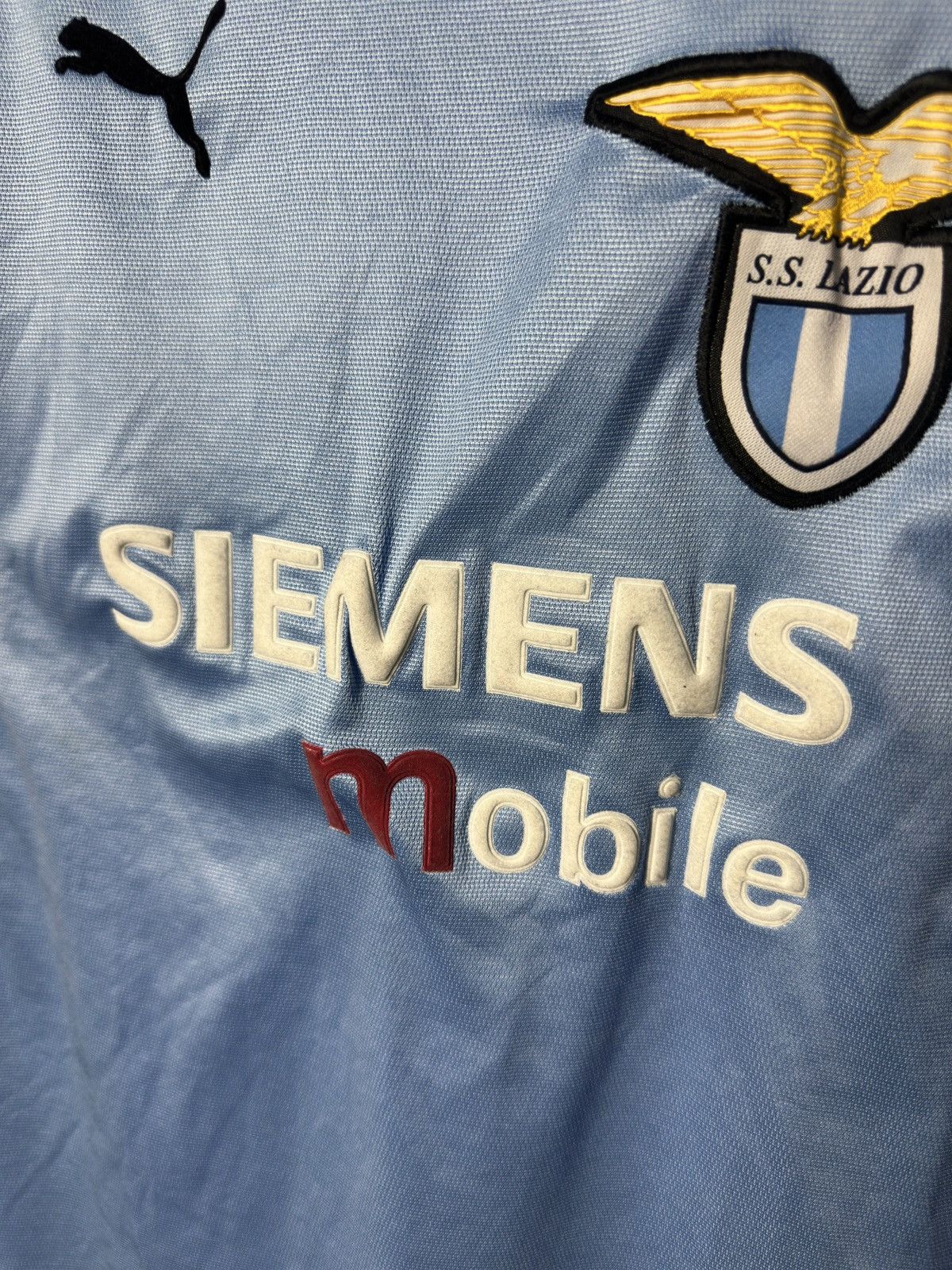 Puma VINTAGE PUMA LAZIO 2001-2002 HOME FOOTBALL JERSEY ITALY Size US M / EU 48-50 / 2 - 3 Thumbnail