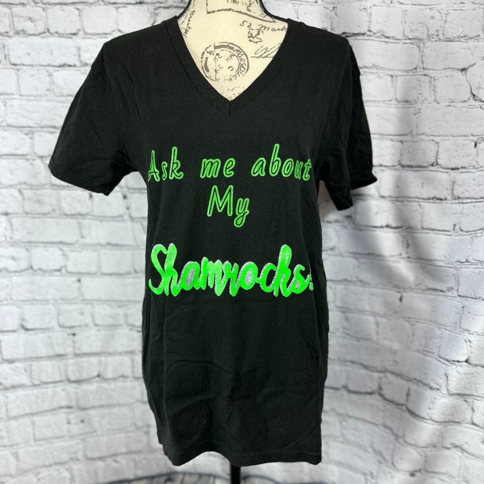 Gildan Ask me about my Shamrocks Tee shirt - L Size L / US 10 / IT 46 - 2 Thumbnail