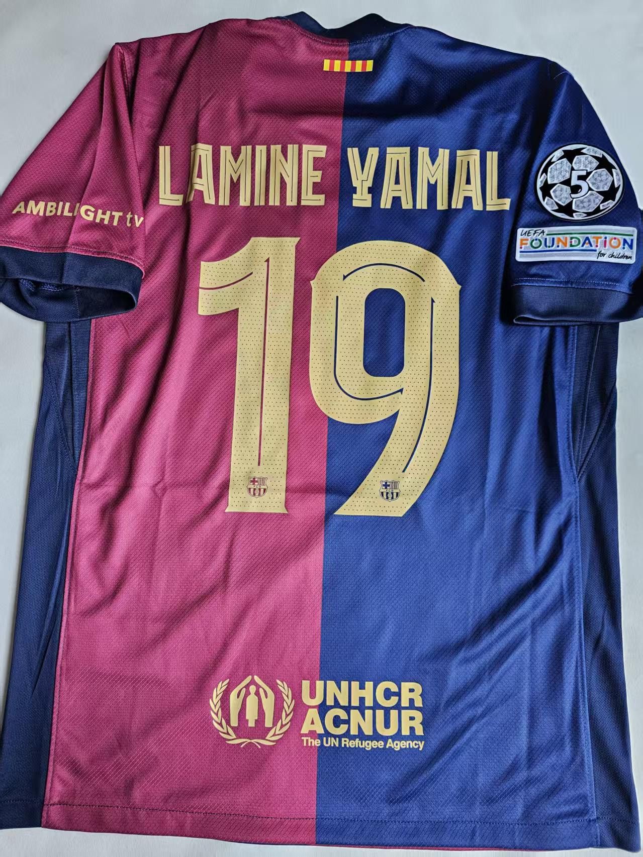 Other Barcelona #19 Lamine Yamal Jersey Home Size US XXL / EU 58 / 5 - 1 Thumbnail