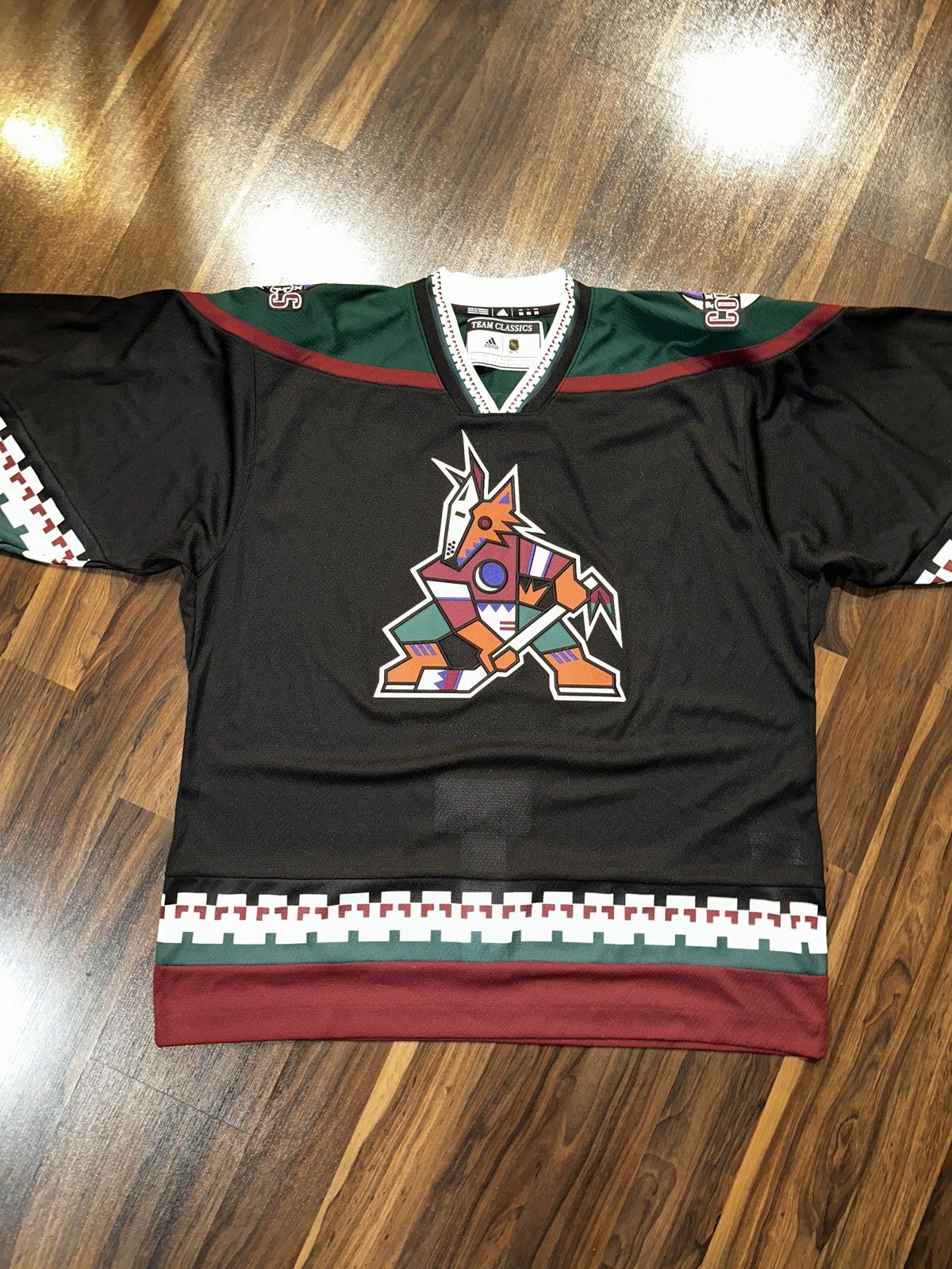 Adidas ADIDAS Phoenix Coyotes Stitch Patch Logo Jersey Size 56 2XL Size US XXL / EU 58 / 5 - 10 Thumbnail