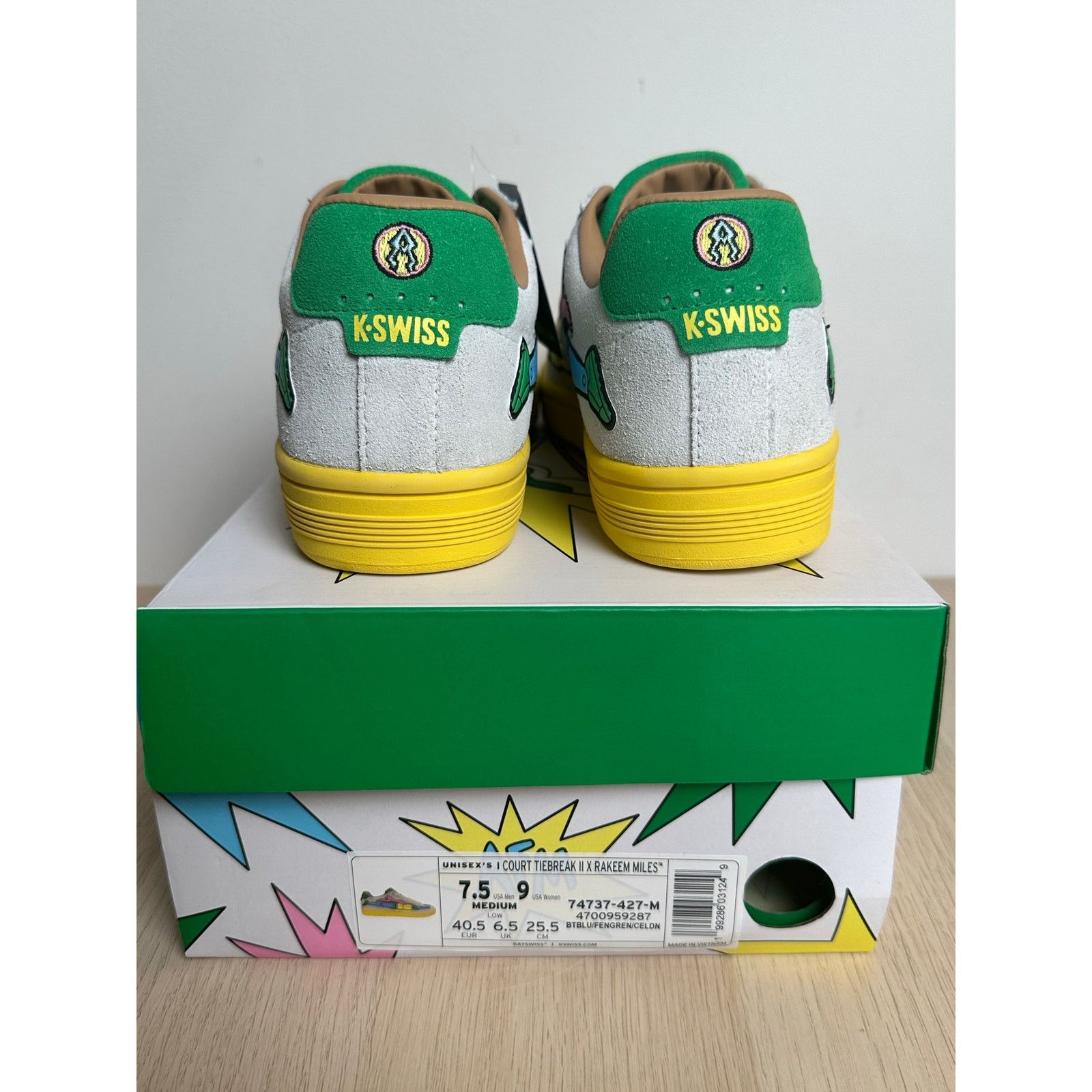K-Swiss Limited K-Swiss x Rakeem Miles AFM Sneaker - Size 7.5M - New Size US 7.5 / EU 40-41 - 2 Thumbnail