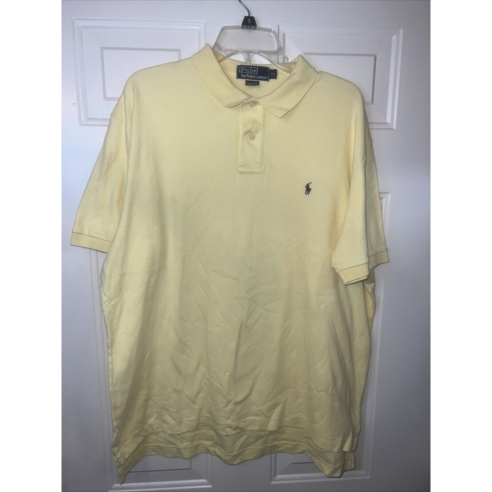 Polo Ralph Lauren Polo Ralph Lauren Short Sleeve Shirt Yellow Men's XL Rugby Size US XL / EU 56 / 4 - 1 Thumbnail