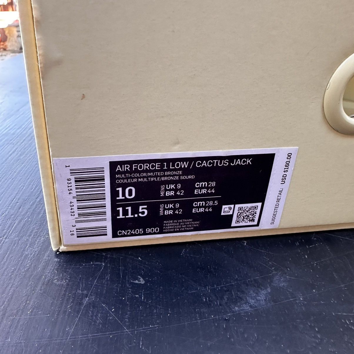 Nike × Travis Scott Travis Scott Air Force 1 Size US 10 / EU 43 - 11 Thumbnail