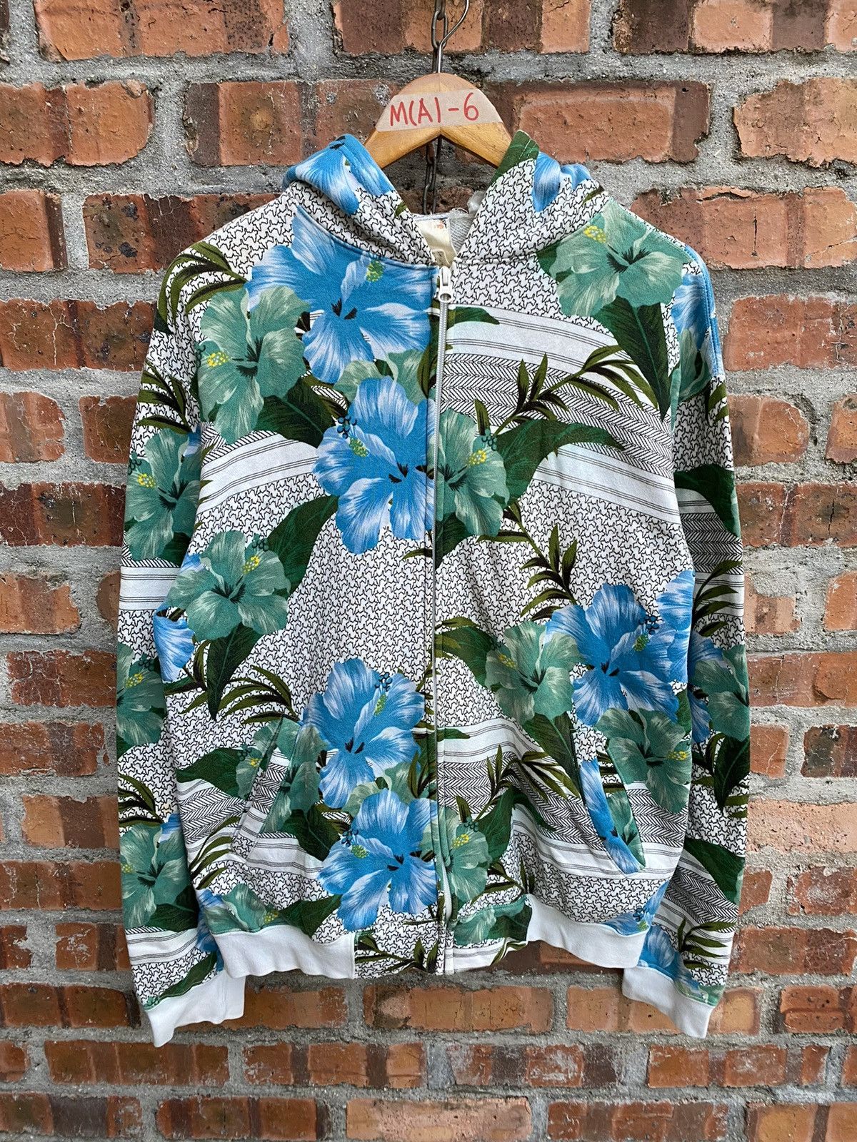 PHENOMENON 2007 Floral hoodie Size US L / EU 52-54 / 3 - 2 Thumbnail